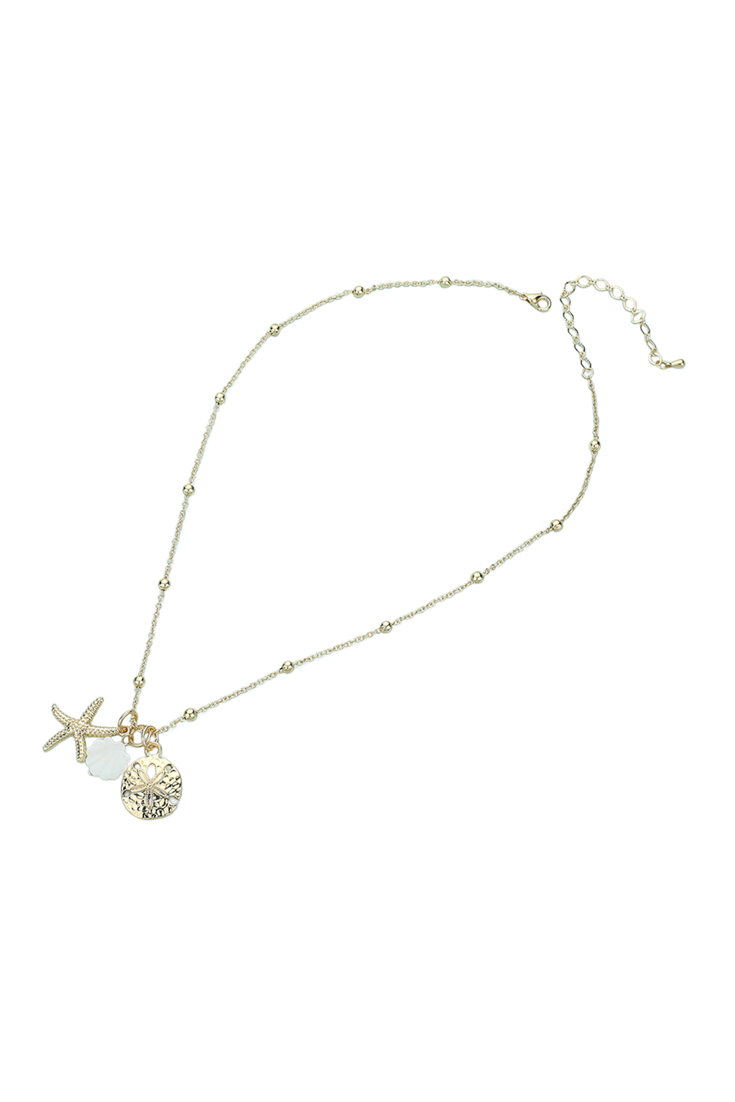 Starfish and Sand Dollar Necklace