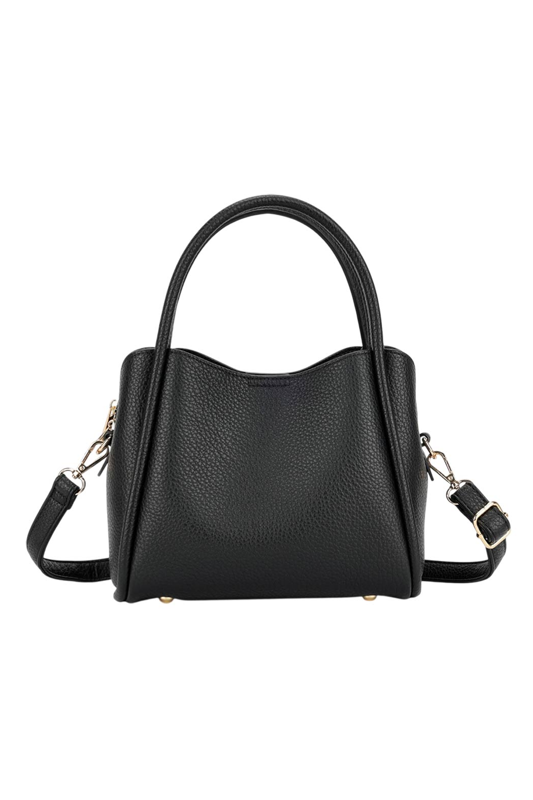 Vegan Leather Satchel Crossbody Bag
