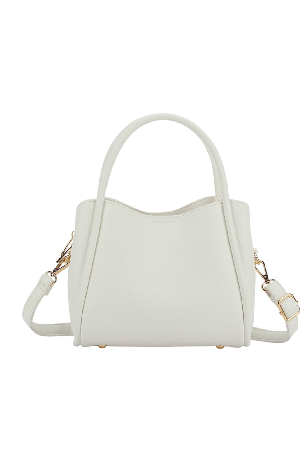 Vegan Leather Satchel Crossbody Bag