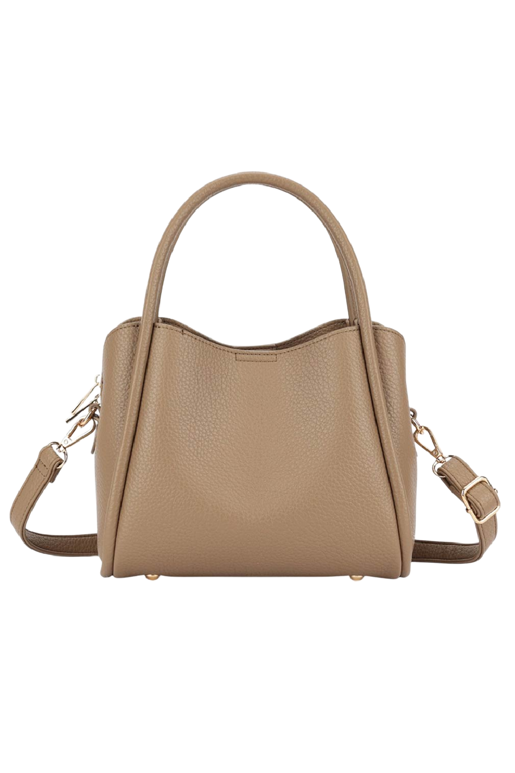 Vegan Leather Satchel Crossbody Bag