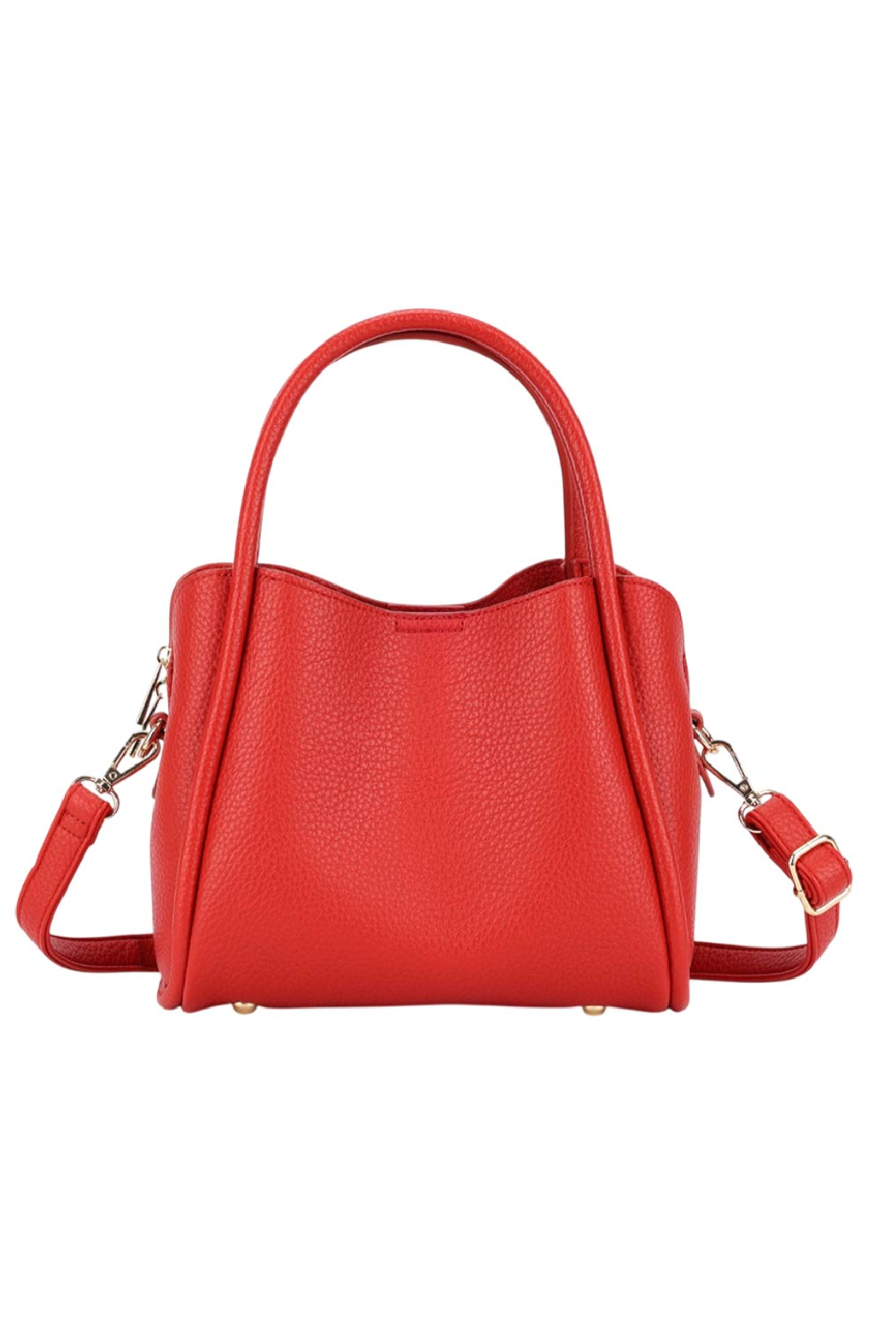 Vegan Leather Satchel Crossbody Bag