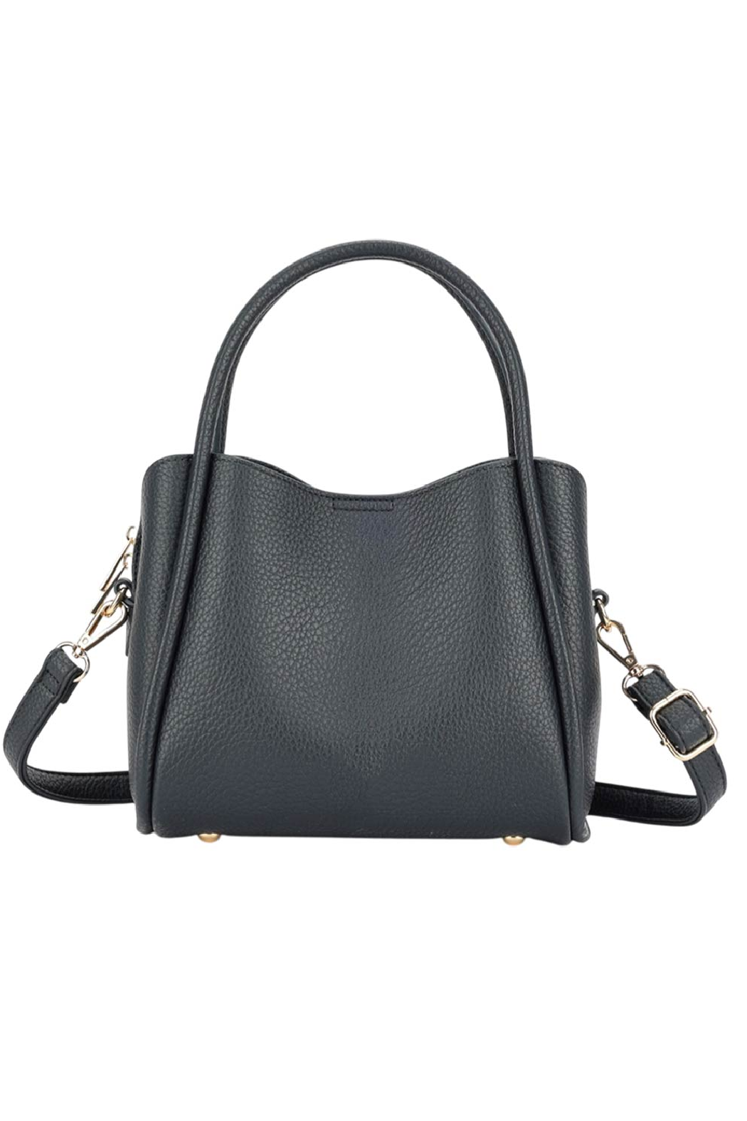 Vegan Leather Satchel Crossbody Bag