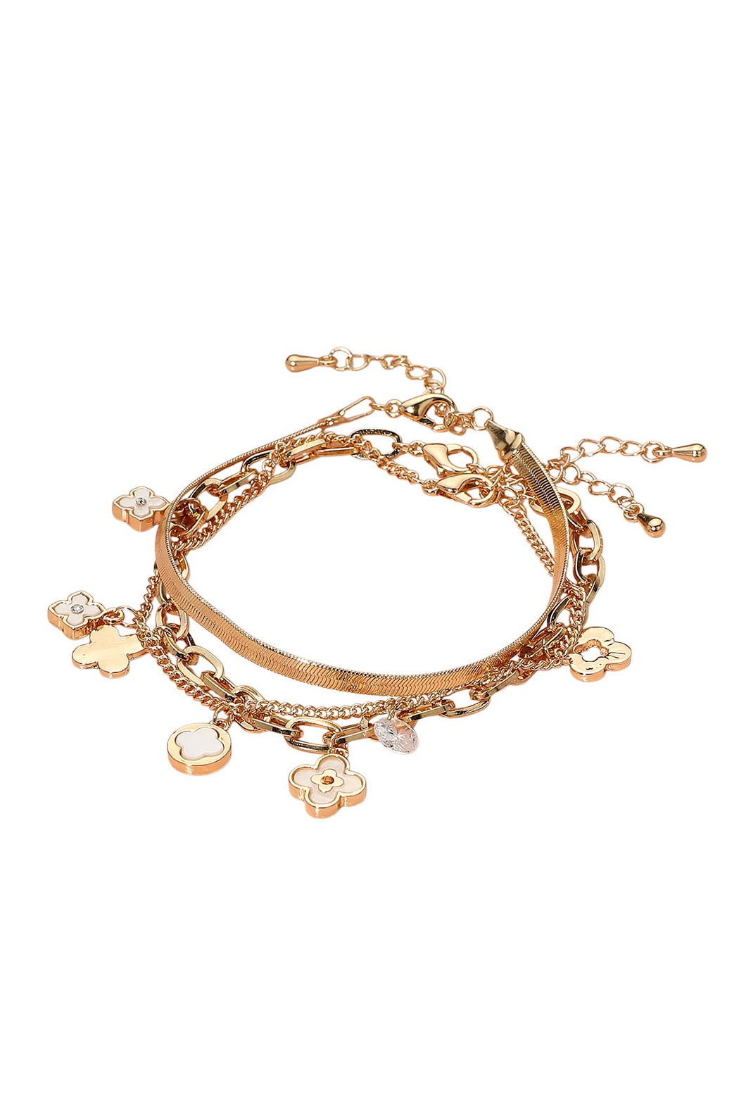 Set of 3 Clover Bracelet