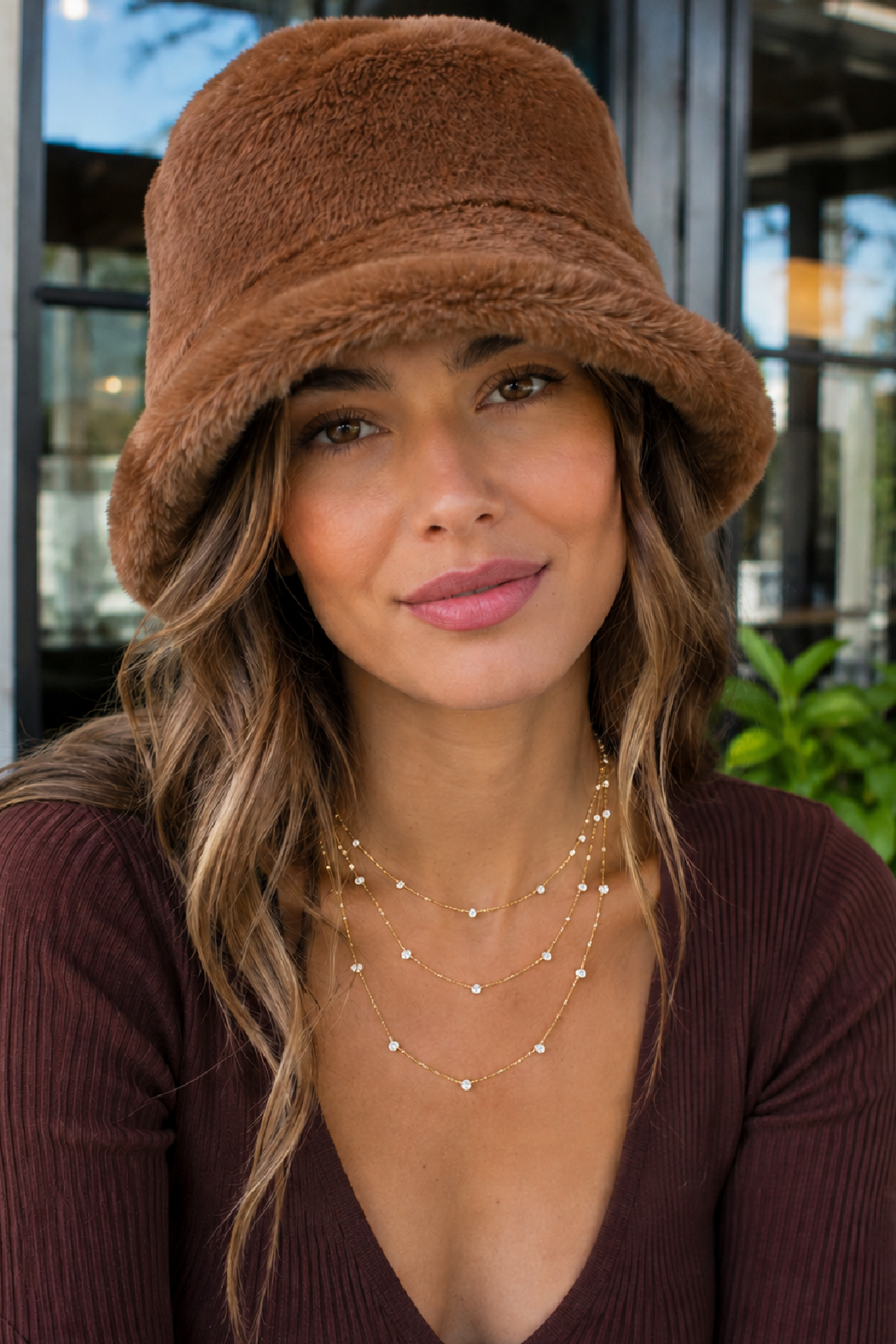 Short Fur Bucket Hat