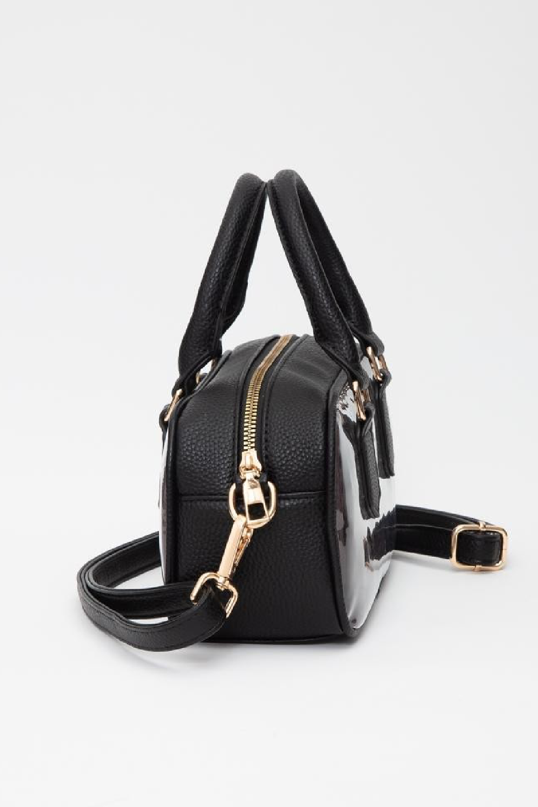 Upcycled Transparent Satchel Crossbody Bag