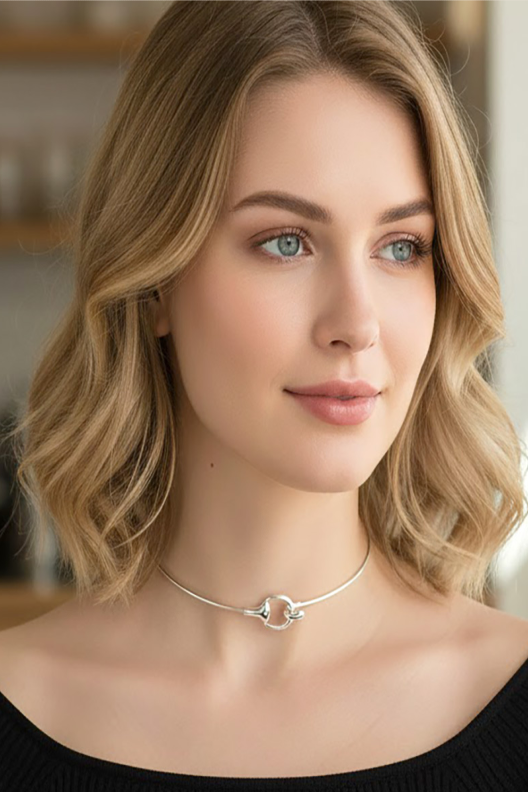 Horse Bit Choker Necklace