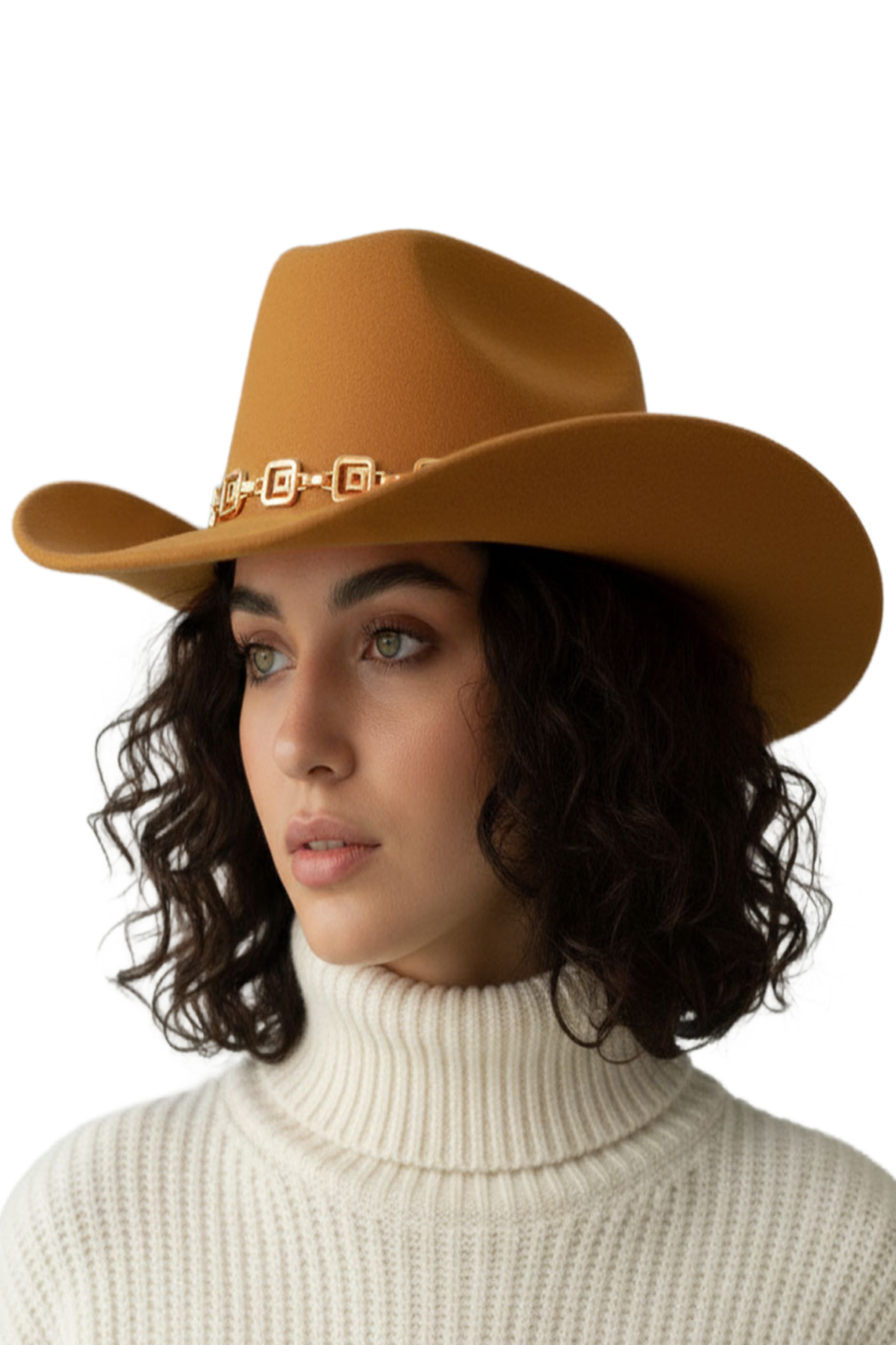 Square Chain Cowboy Hat