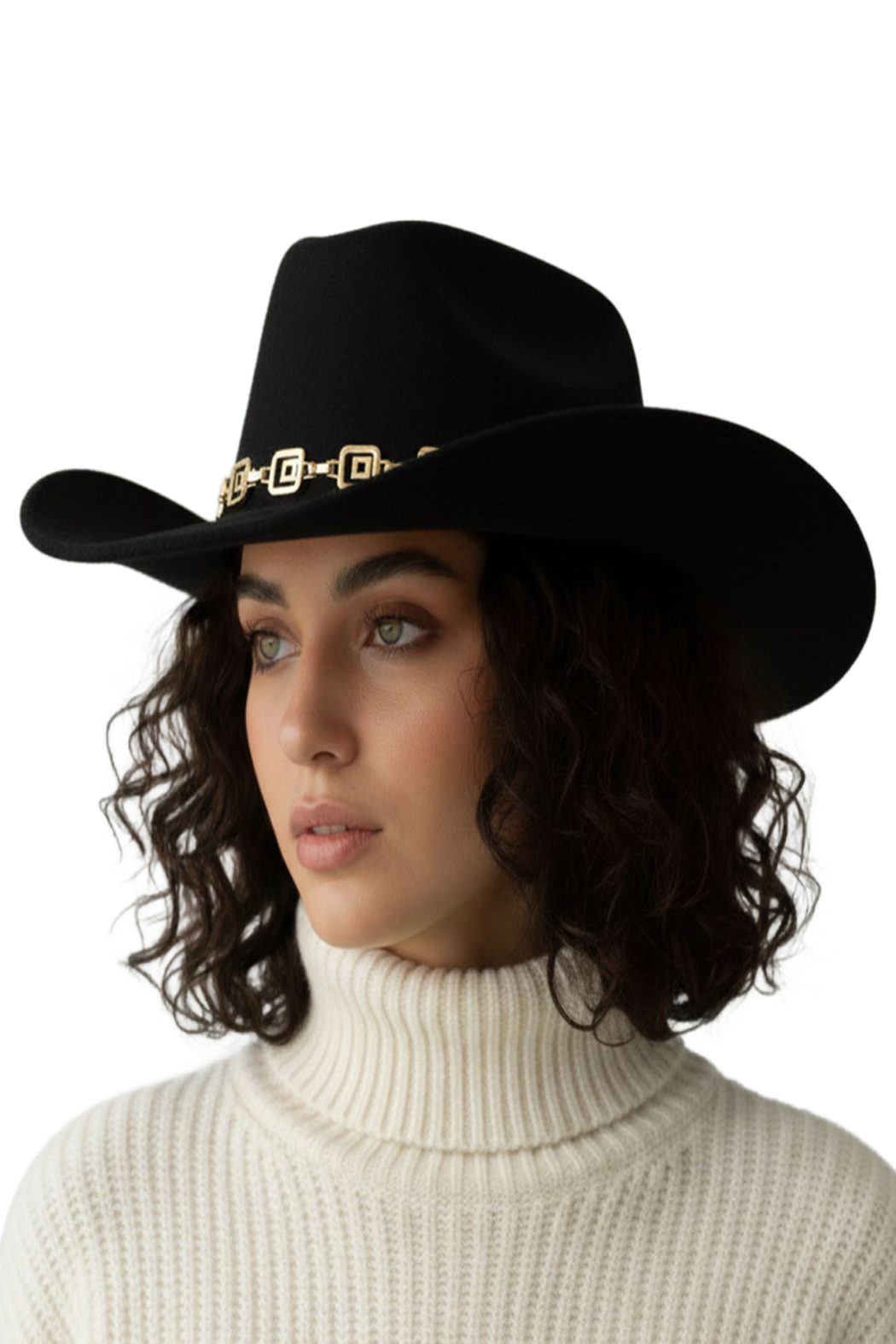 Square Chain Cowboy Hat