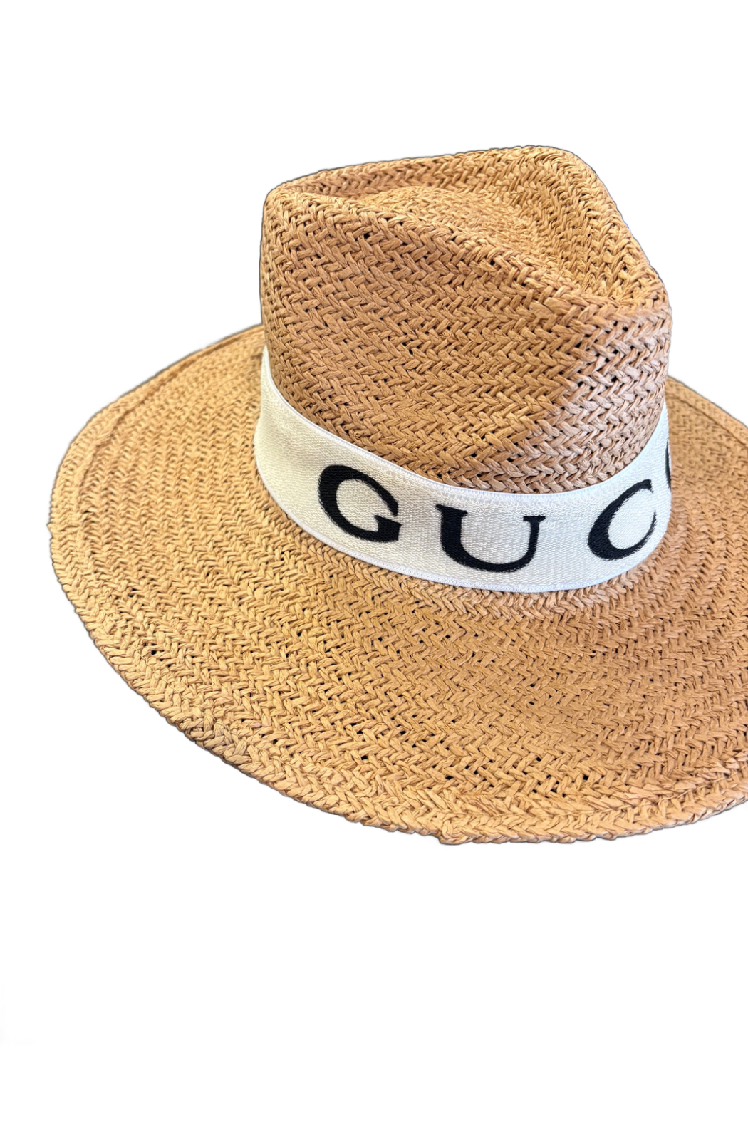 Gucci Banded Upcycled Panama Hat