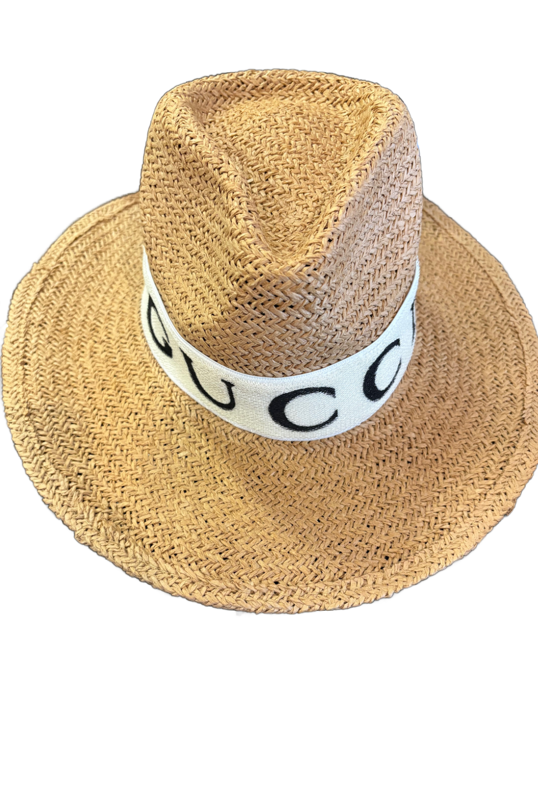 Gucci Banded Upcycled Panama Hat