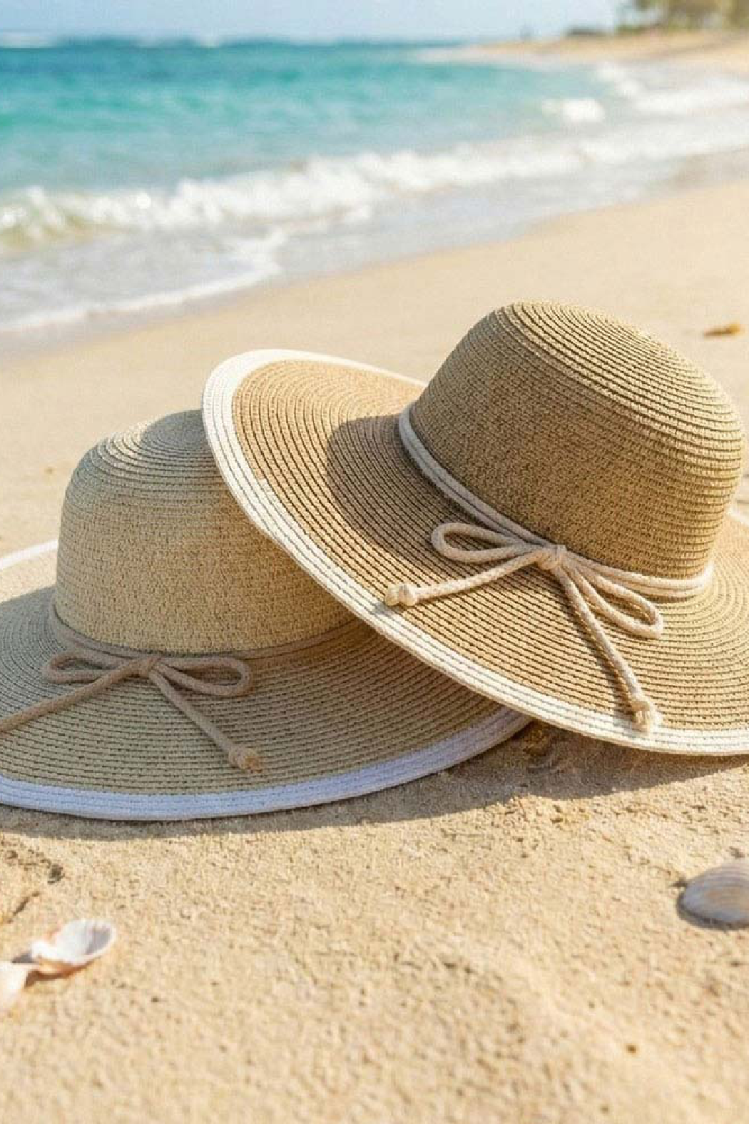 Rope Bow Band Straw Sun Hat