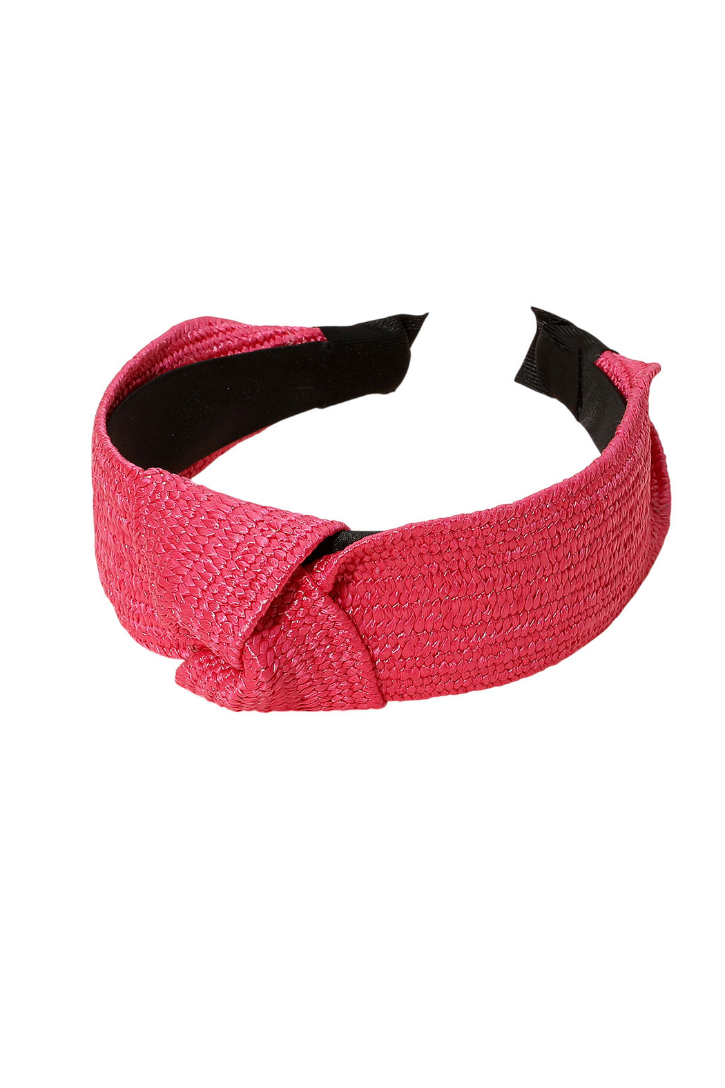 Woven Straw Top Knot Headband