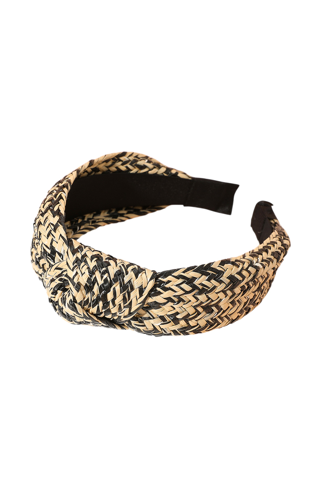 Woven Straw Raffia Top Knot Headband