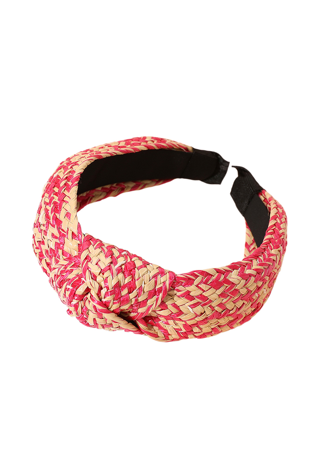 Woven Straw Raffia Top Knot Headband