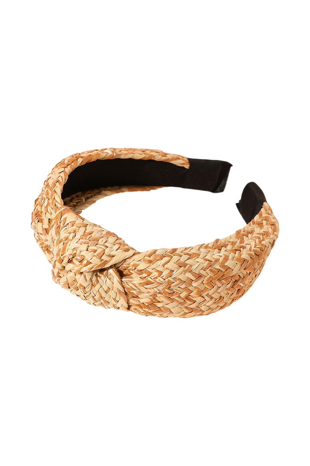 Woven Straw Raffia Top Knot Headband