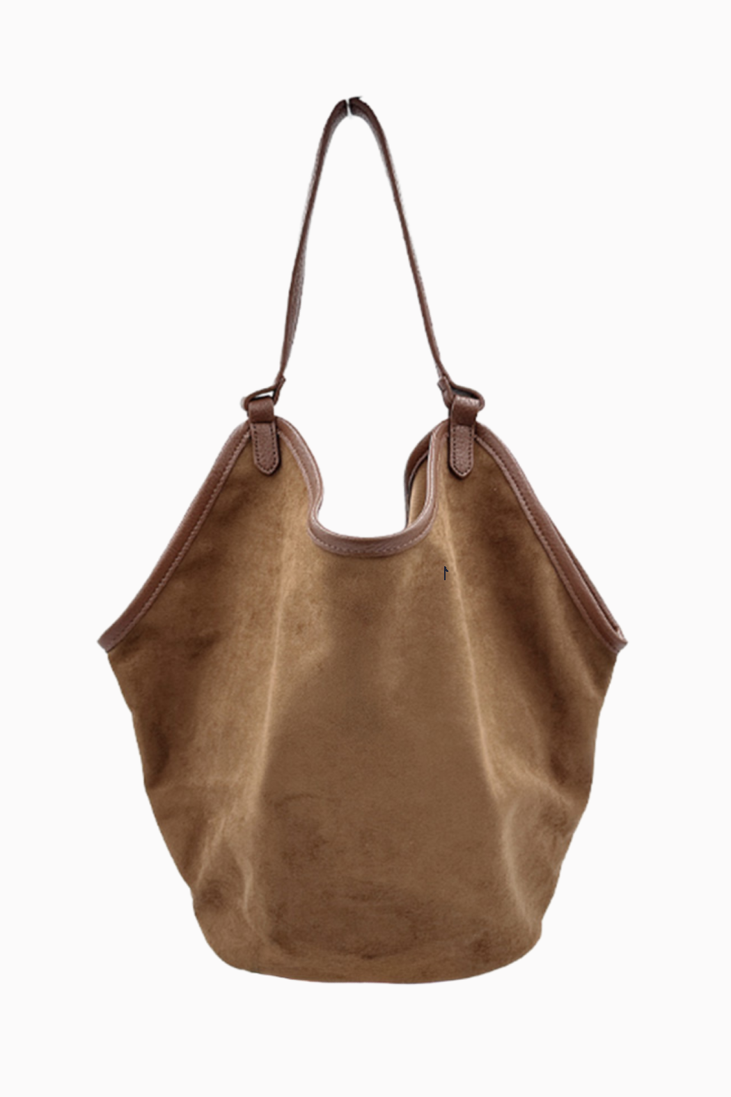 Suede Slouchy Shoulder Bag