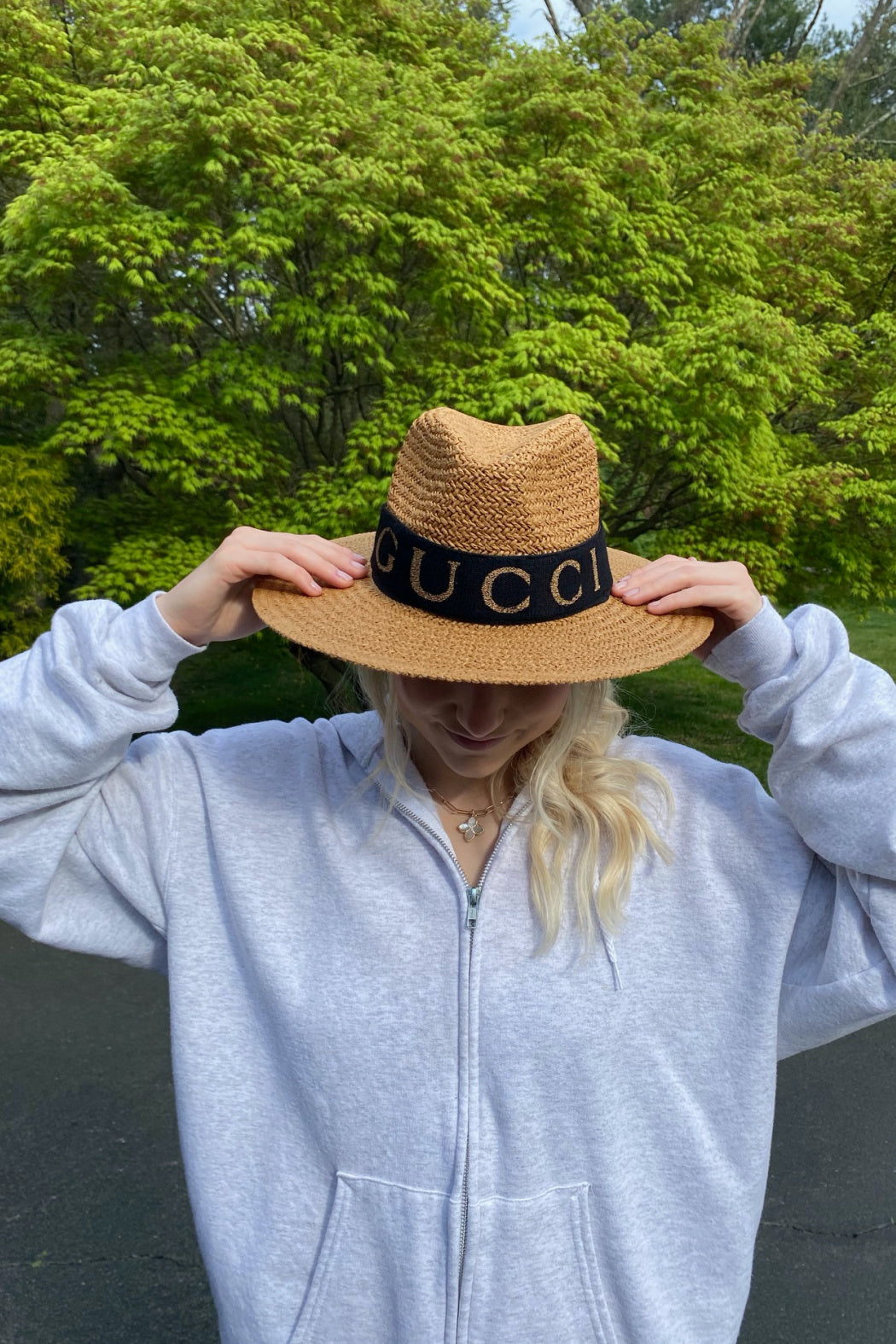 Inspired Band Classic Straw Panama Hat