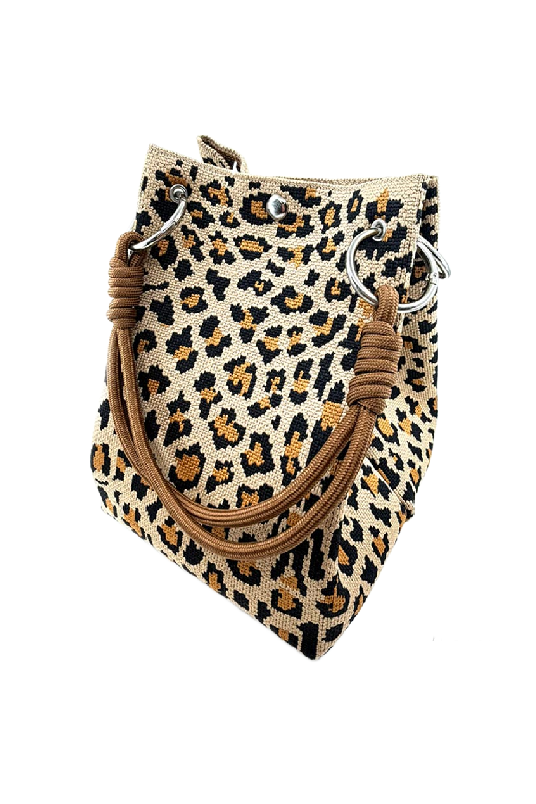 Leopard Tapestry Bag
