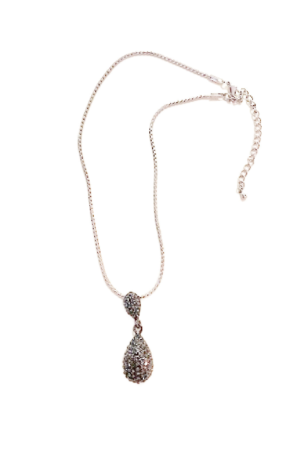 Tear Drop Hematite Crystal Necklace