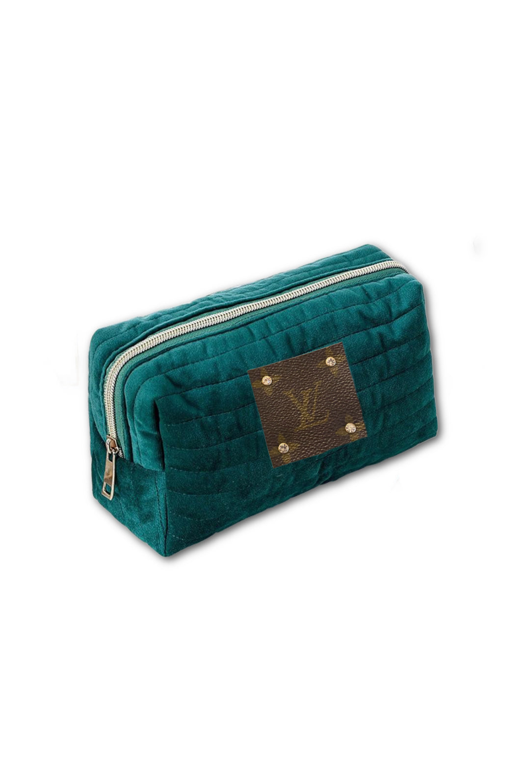Upcycled LV Velvet Pouch