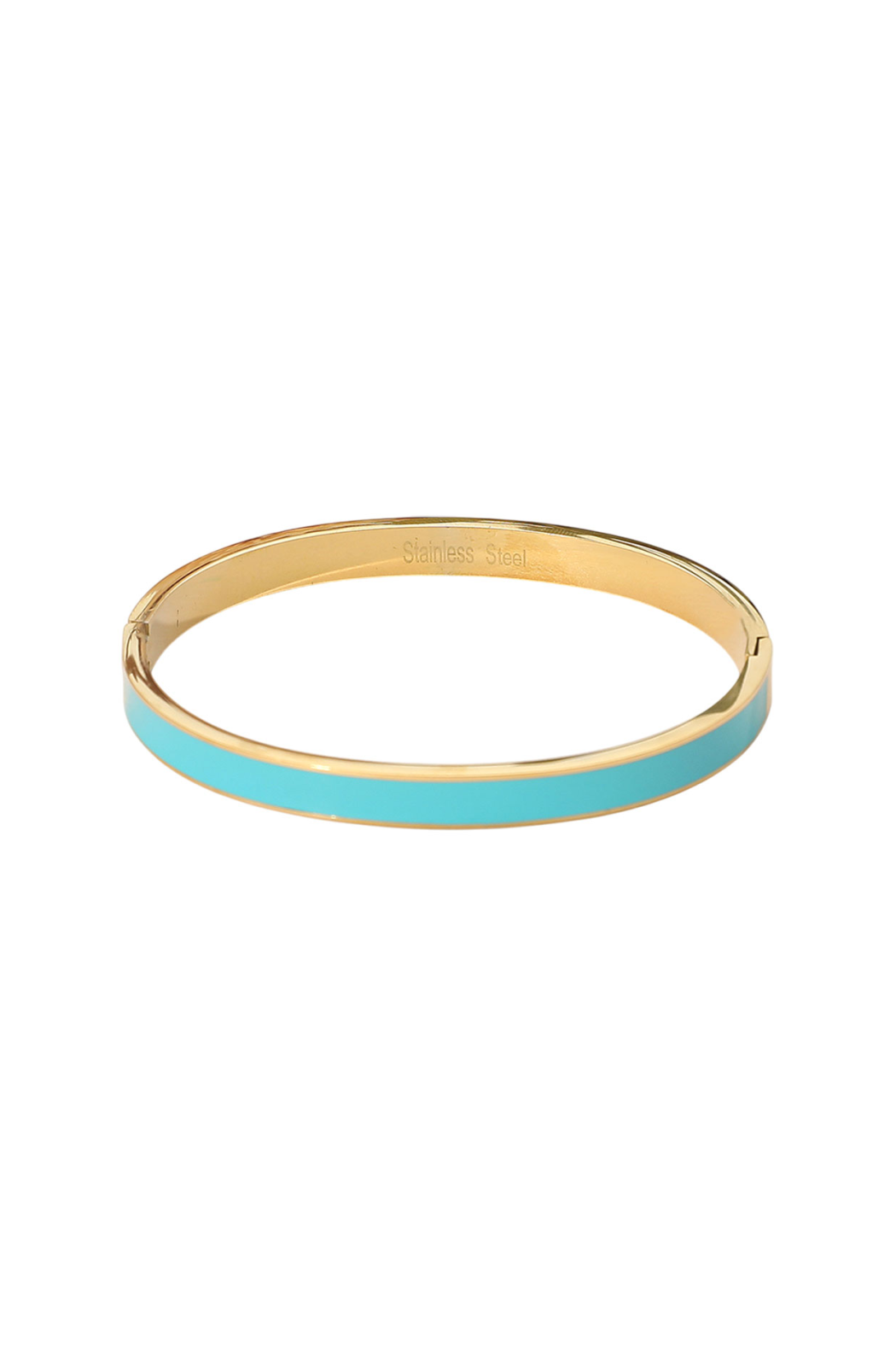 Thin Enamel Hinge Bracelet