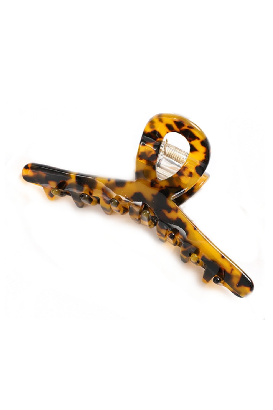 Tortoise Shell Lucite Hair Claw Clip