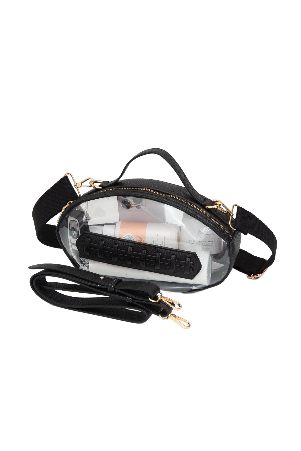 Transparent Football Crossbody Bag