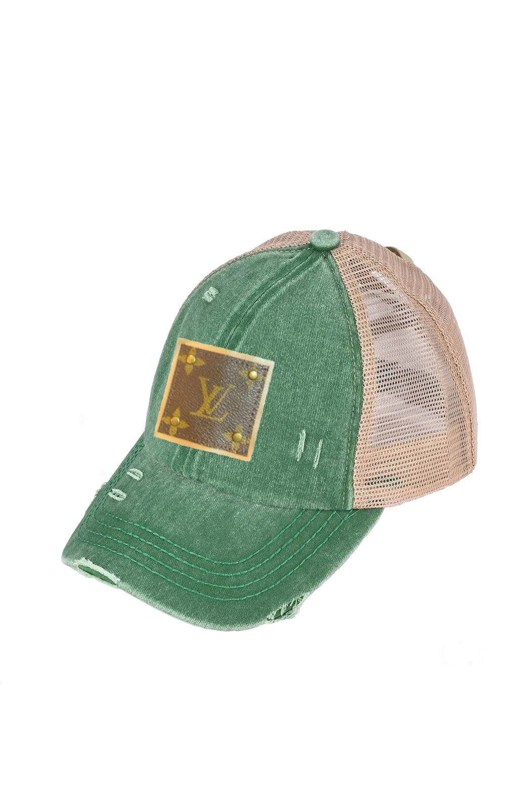 Upcycled Distressed Trucker Cap - available in 15 colors