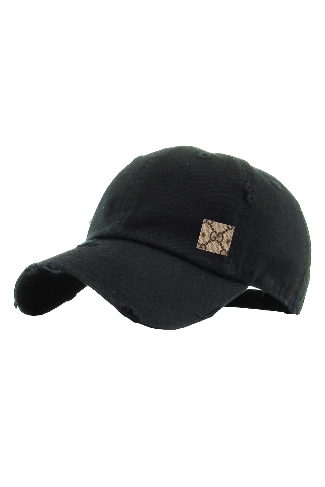 Upcycled Gucci Distressed Cap