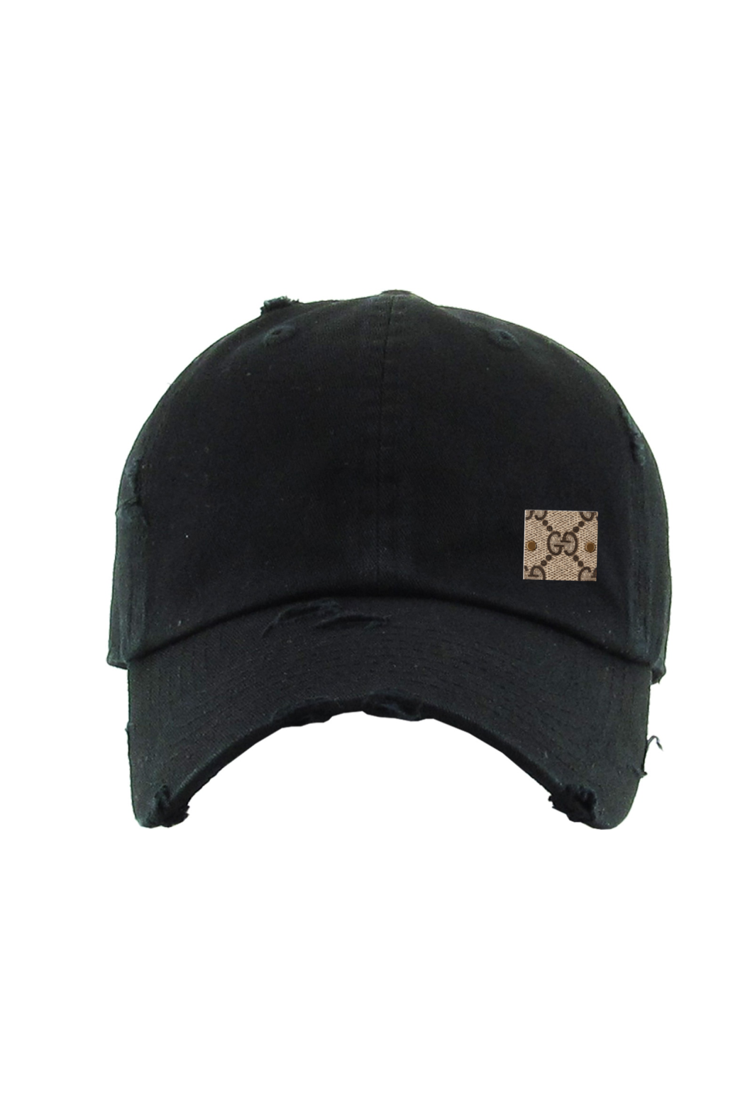 Upcycled Gucci Distressed Cap