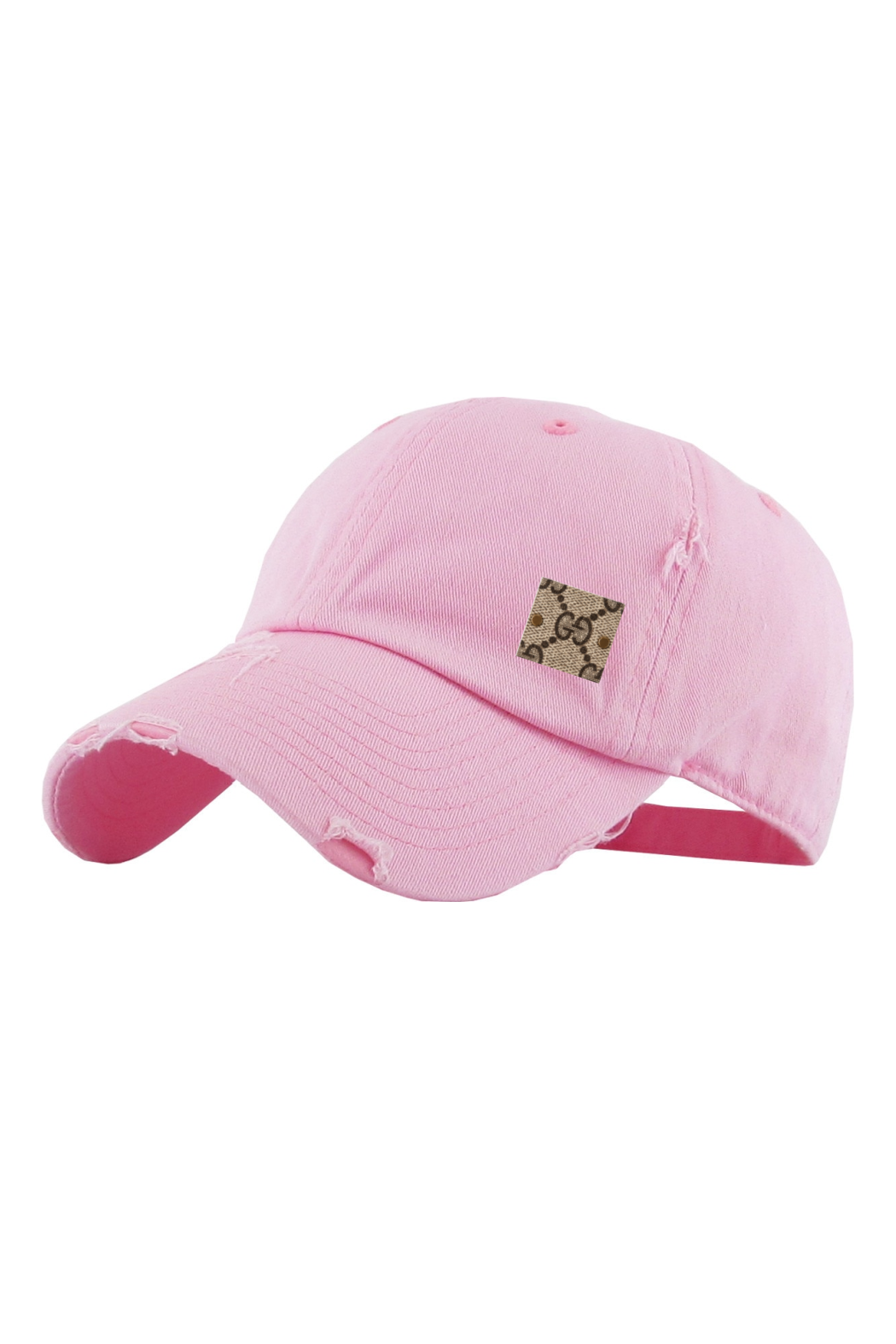 Upcycled Gucci Distressed Cap