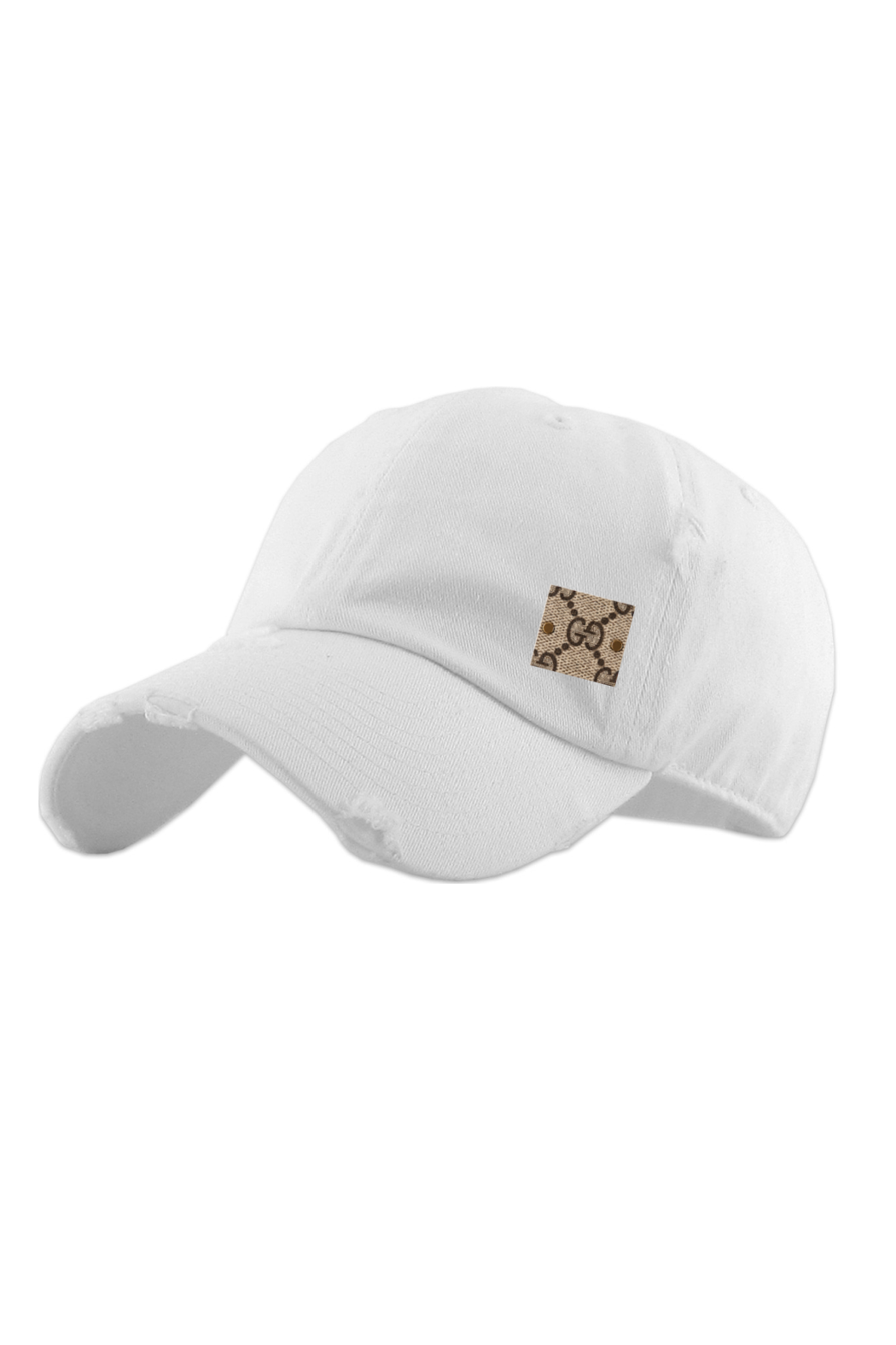 Upcycled Gucci Distressed Cap