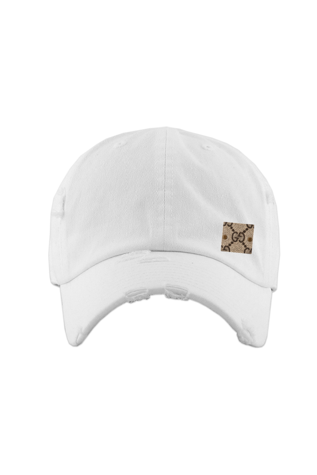 Upcycled Gucci Distressed Cap