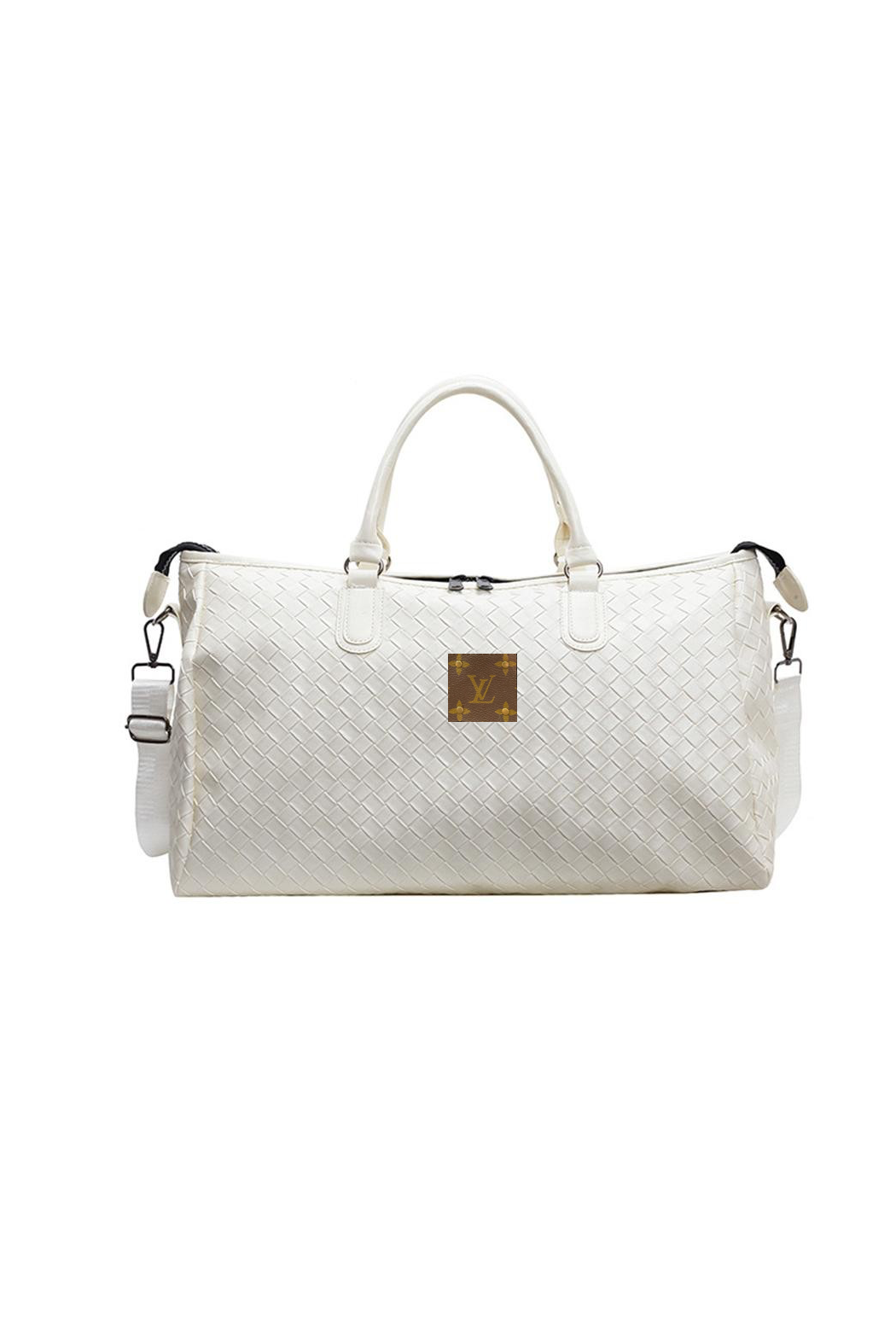 Upcycled Woven Duffle Bag