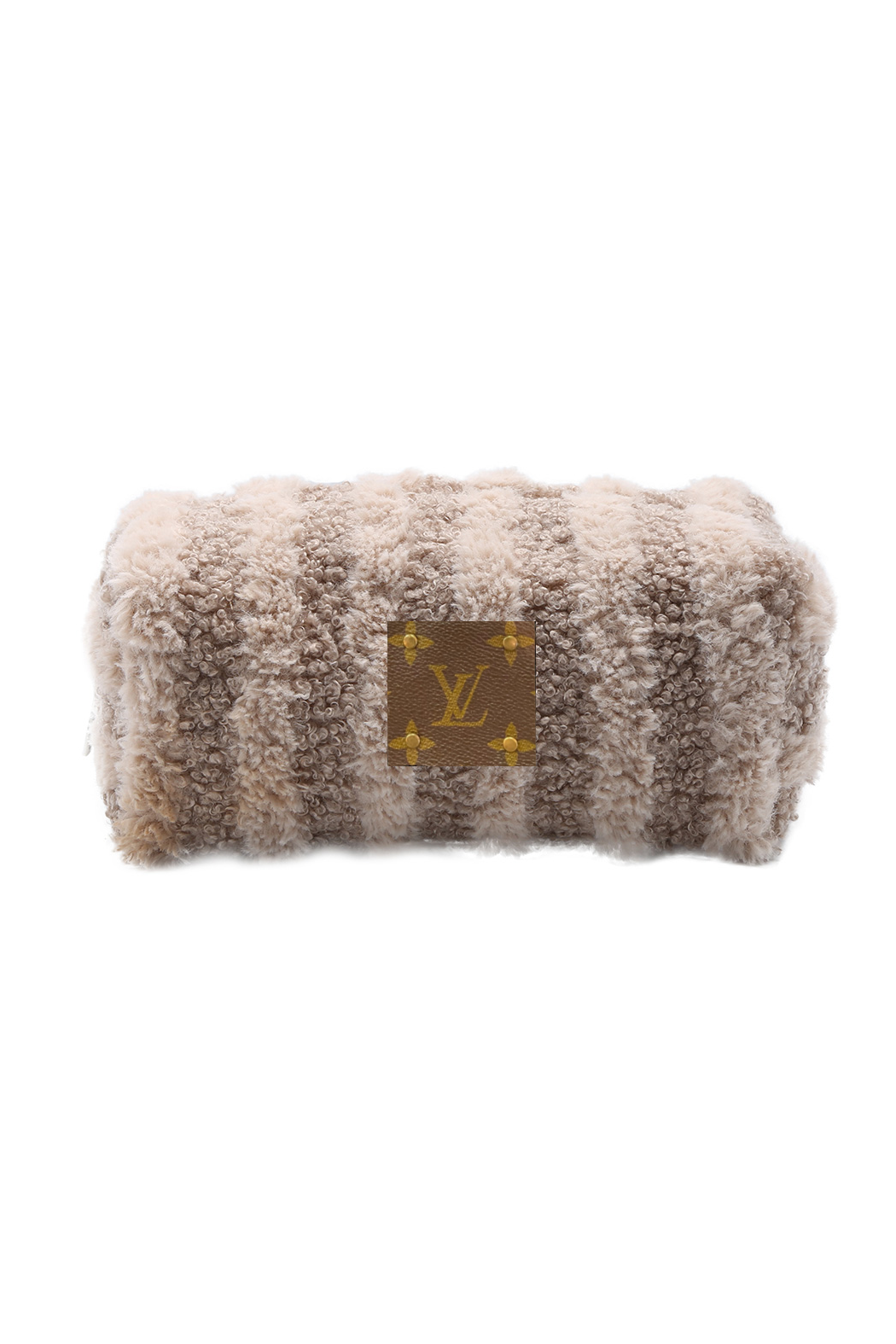 Upcycled Sherpa Cosmetic Pouch