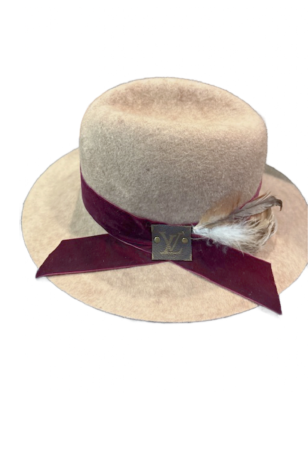 One-of-a-Kind Upcycled Wool Fedora Hat