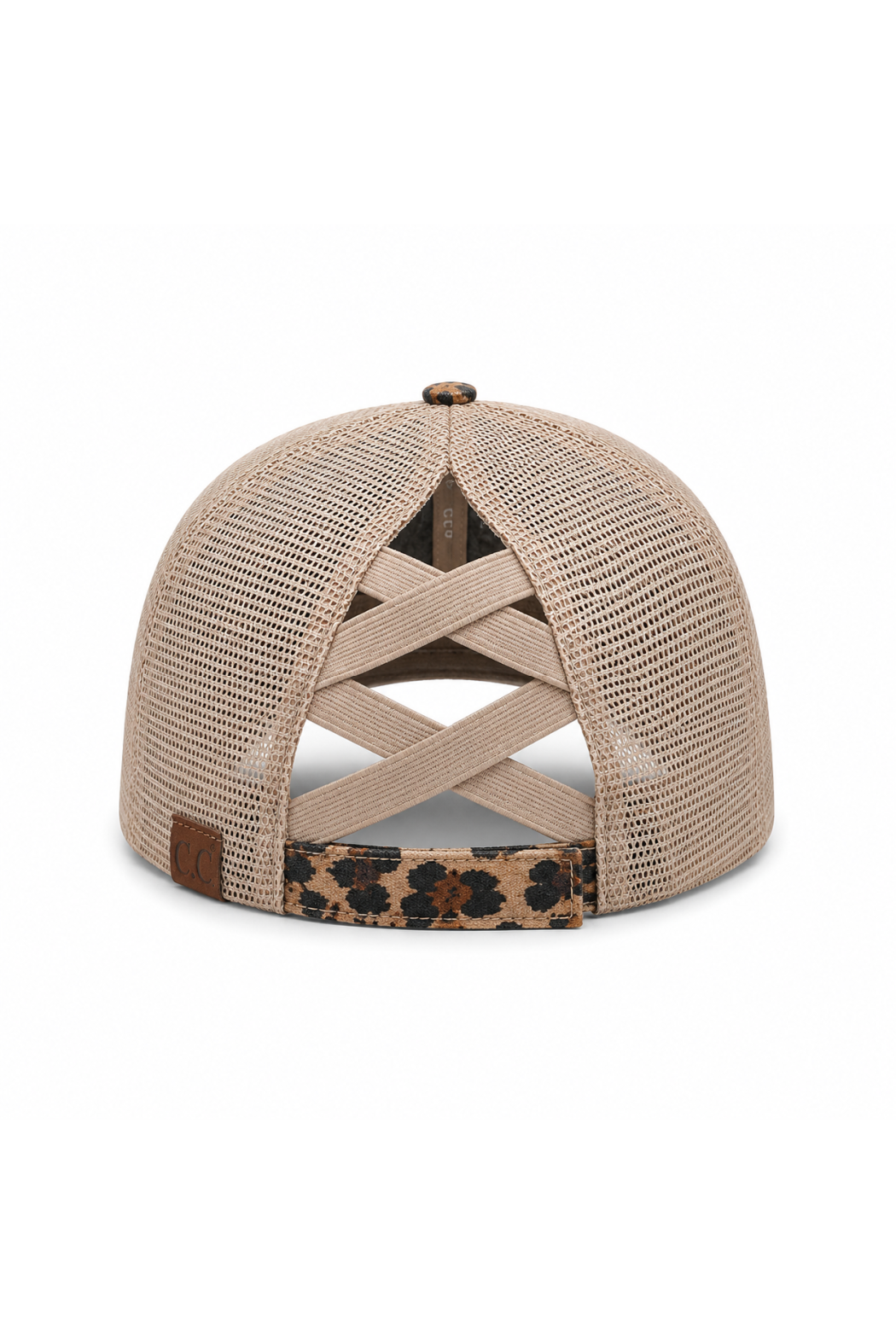 Villanova Criss-Cross Leopard Trucker Cap