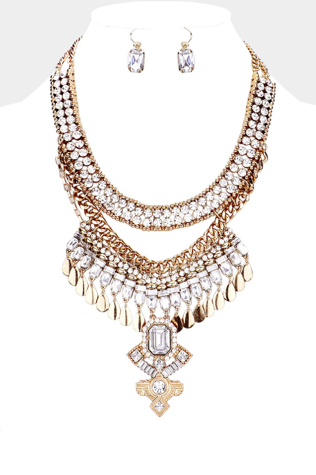 Vintage Look Statement Necklace