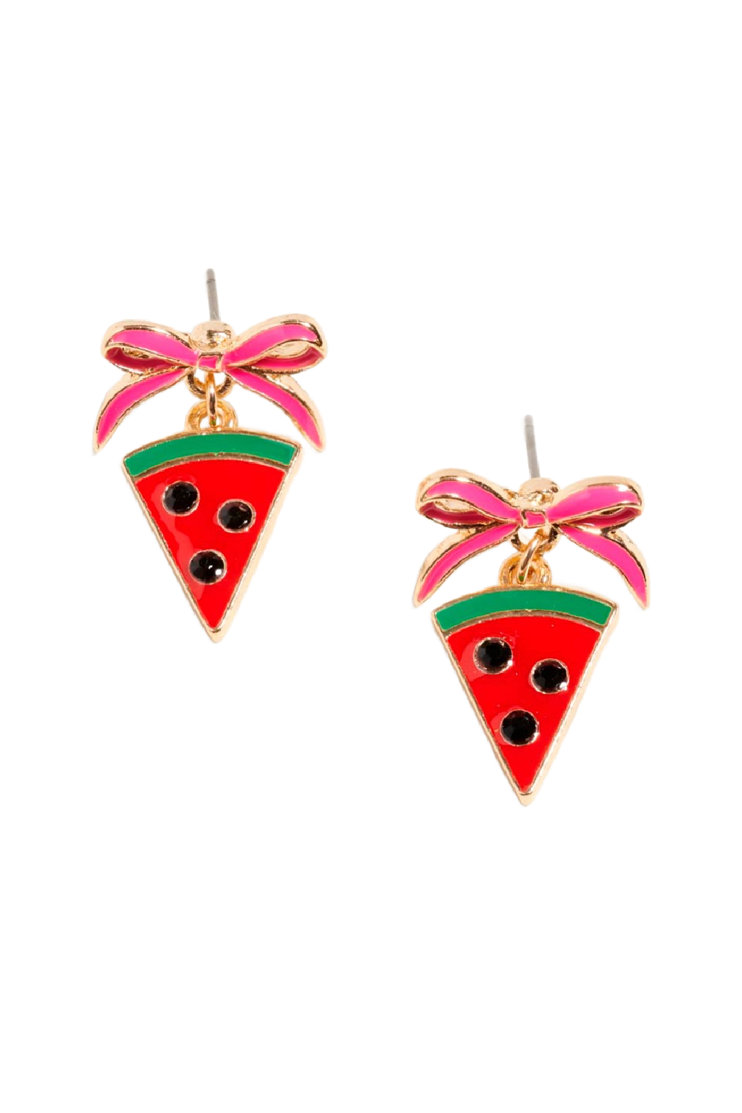 Enamel Fruit Earrings