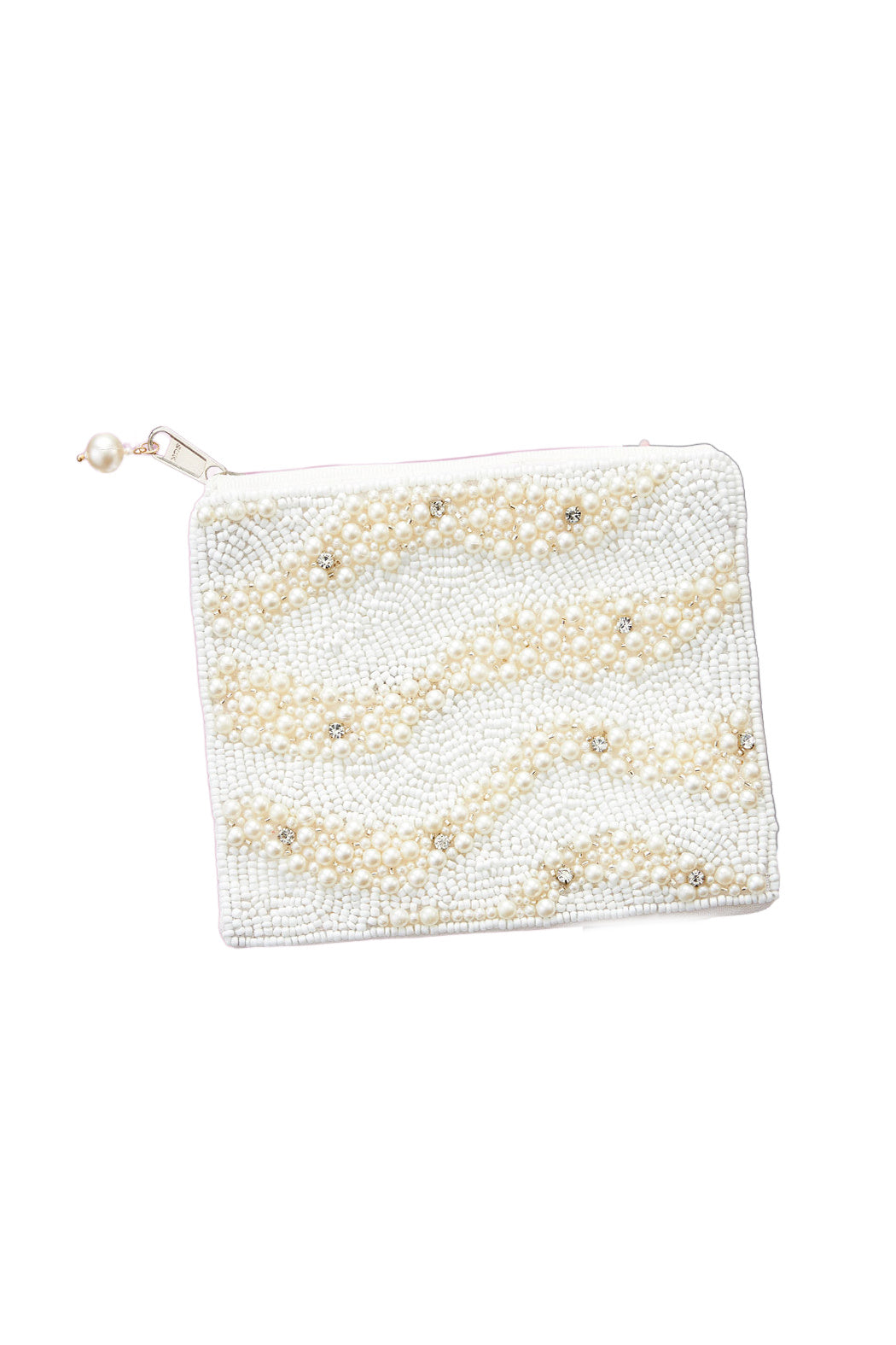 Waves Beaded Pouch