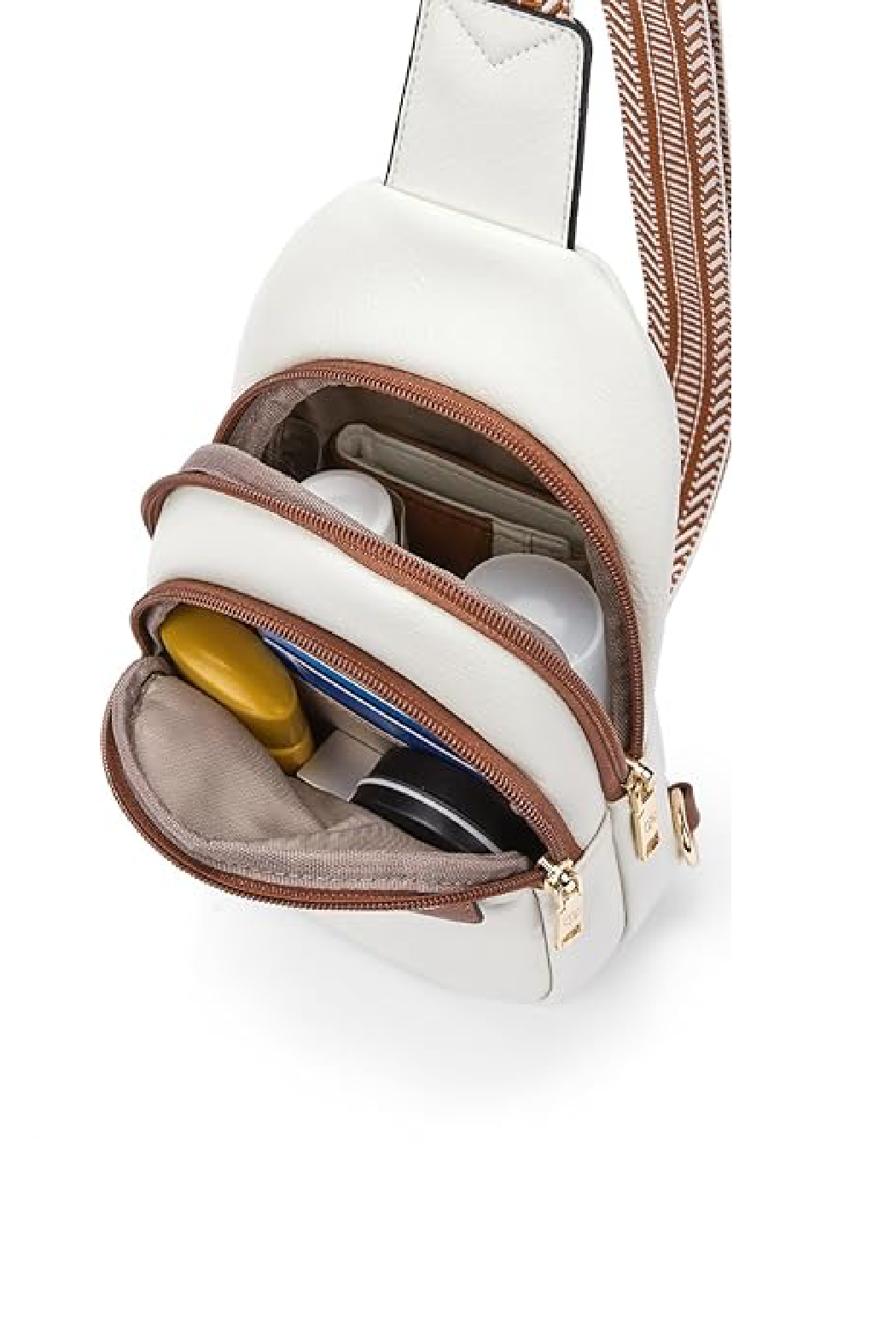 Upcycled Louis Vuitton Trimmed Up Crossbody Bag