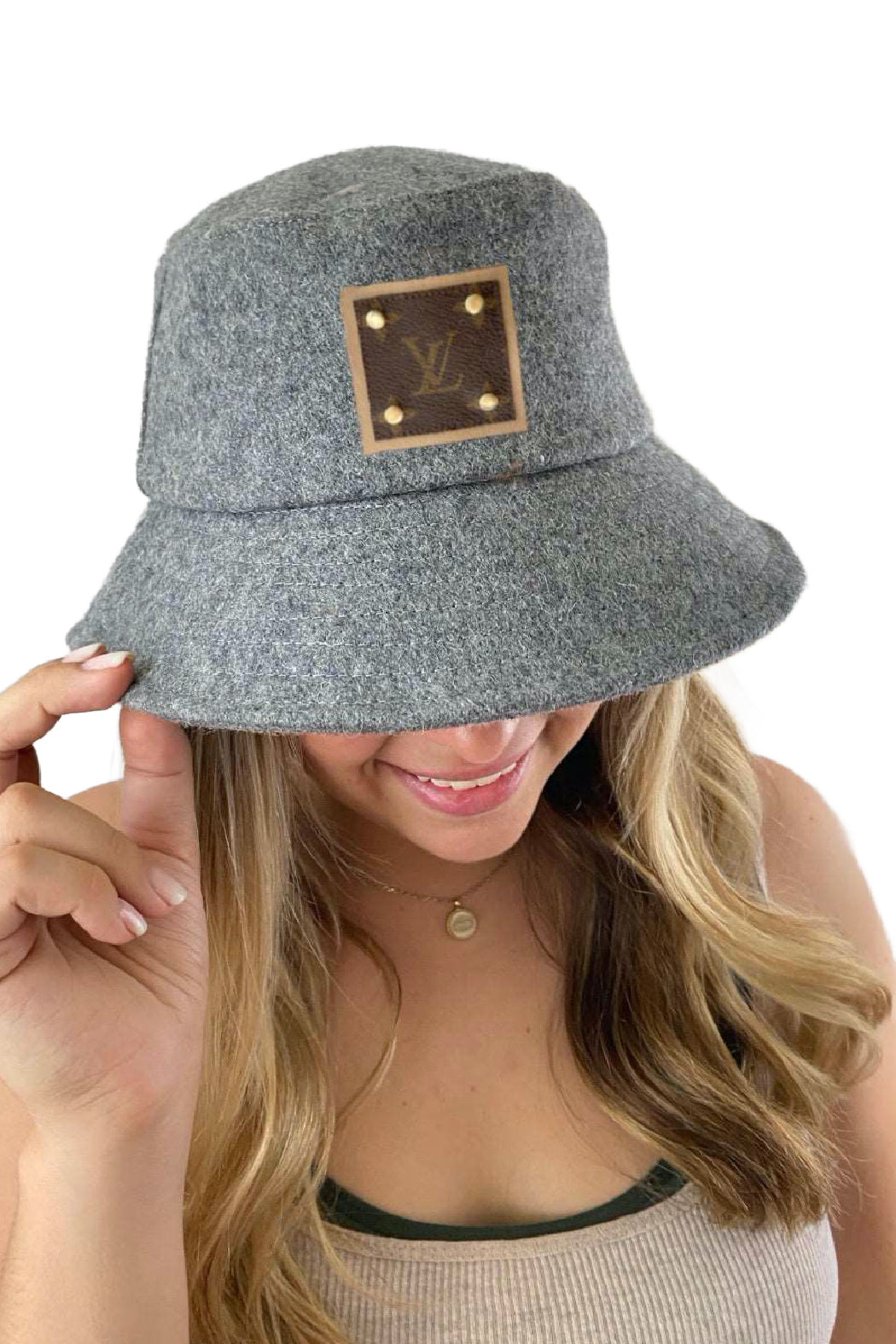 Up-Cycled Wool Blend Bucket Hat