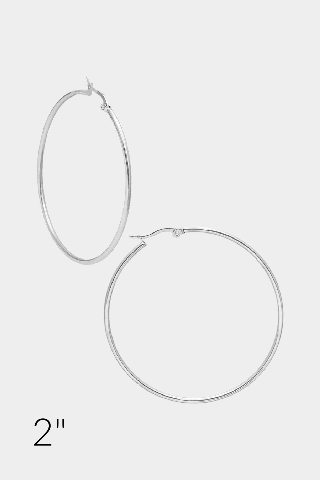 2" Hoop Earrings