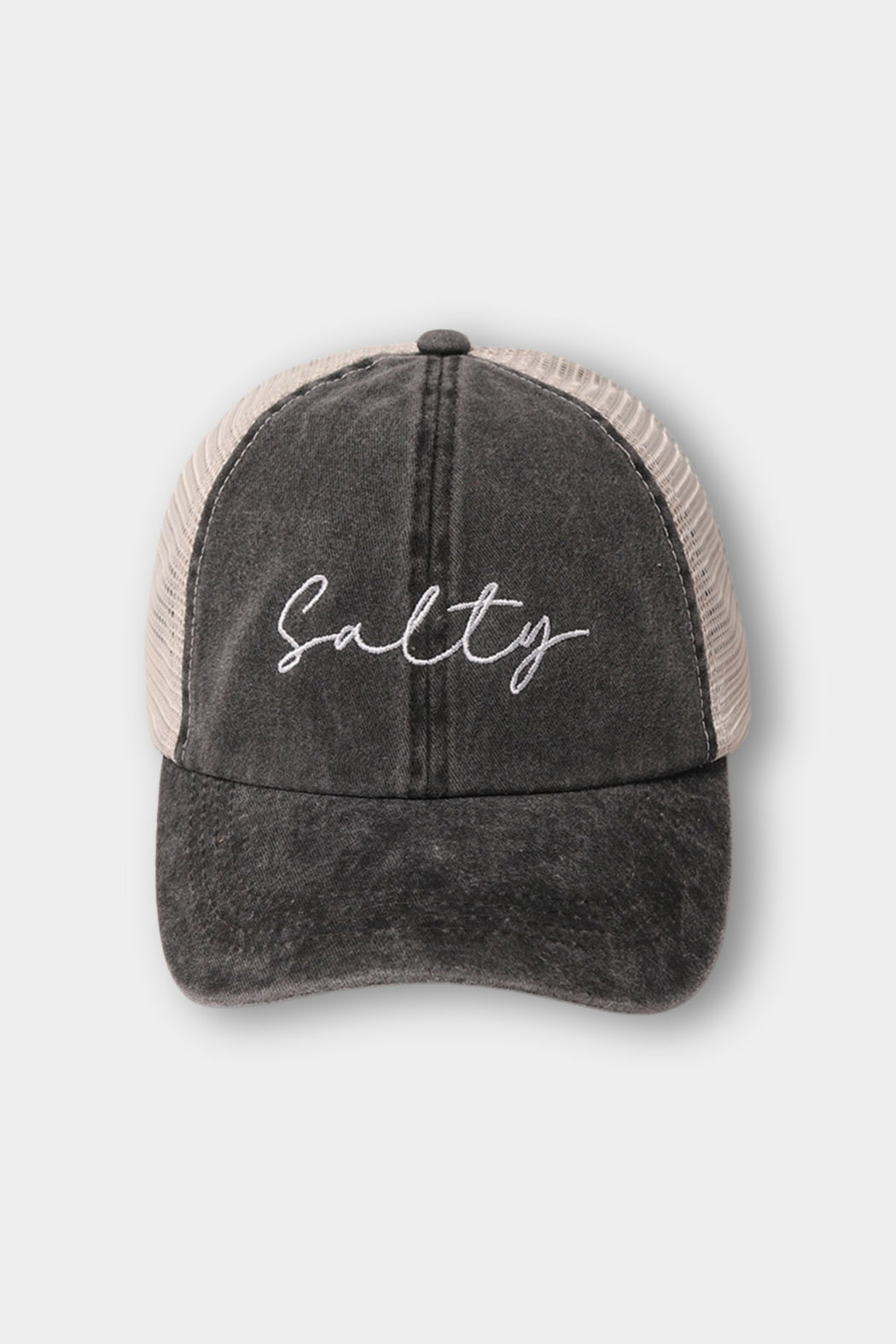 Salty Embroidered Mesh Cap