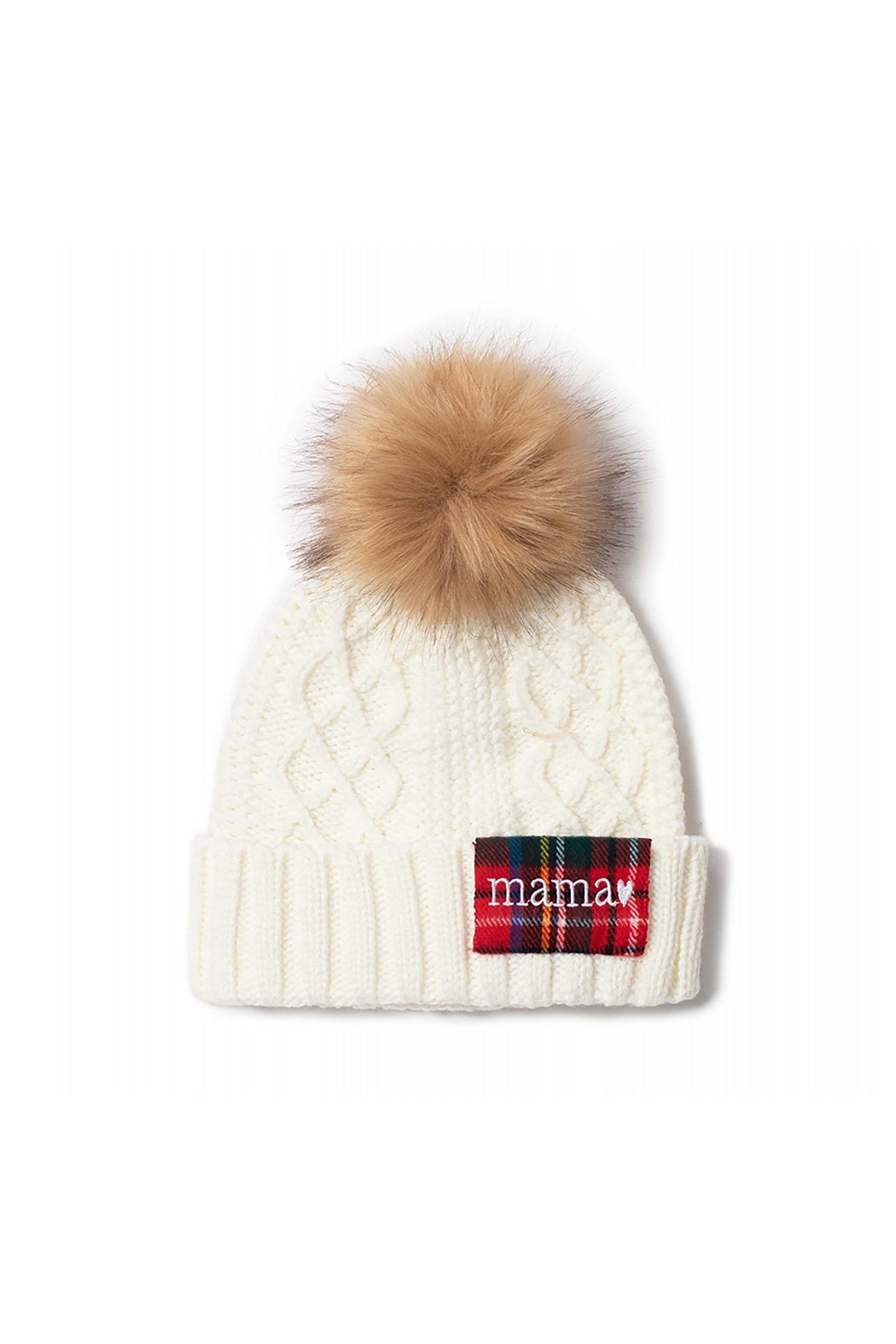 Embroidered Mama Beanie
