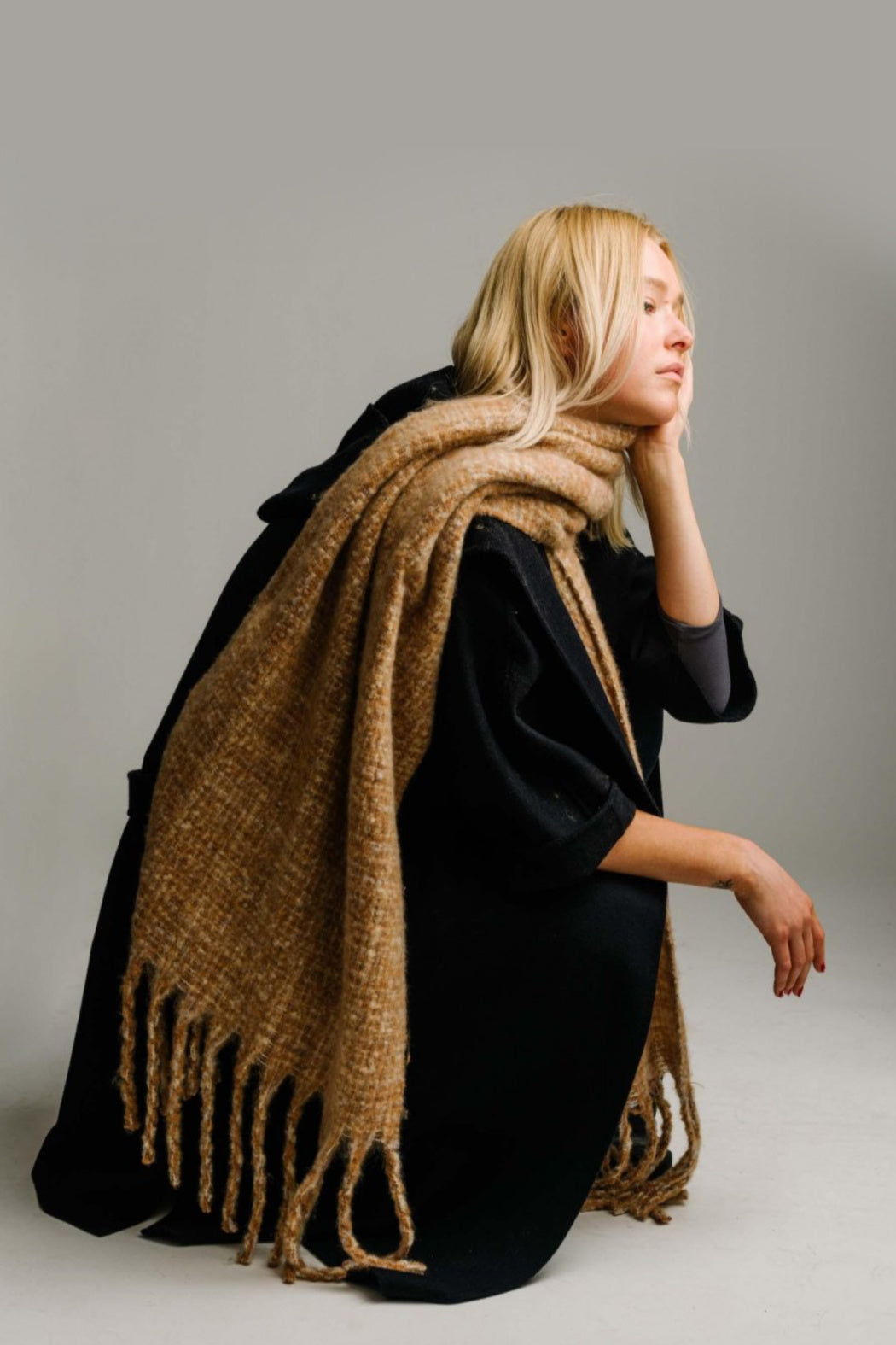 Caramel Weave Scarf