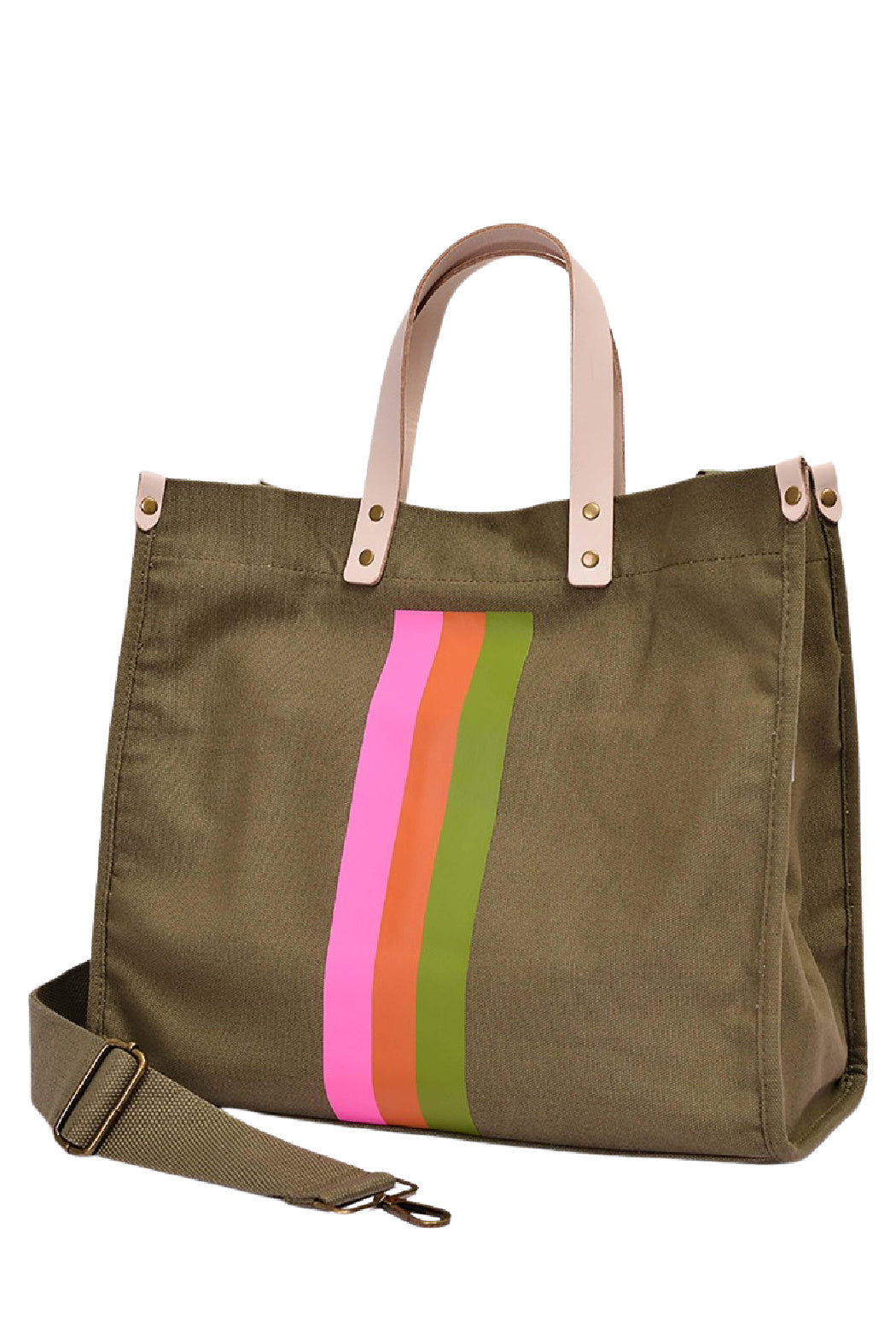 Varsity Stripe Tote Bag