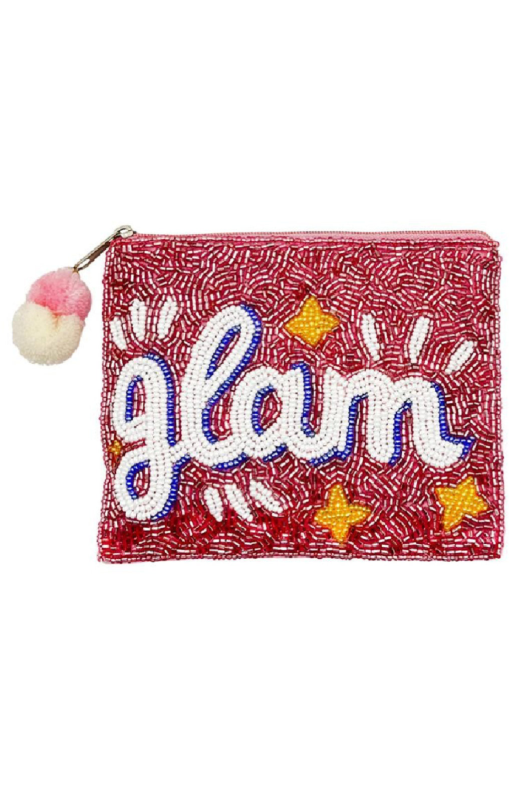 Glam Beaded Pouch Bag