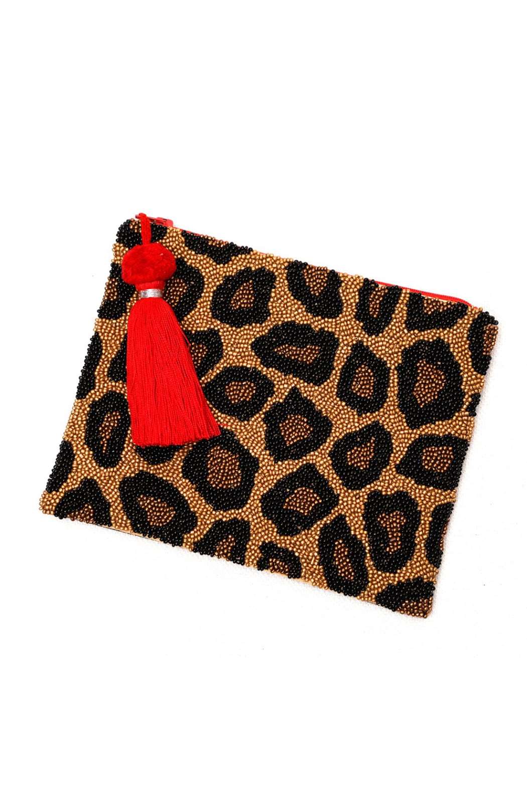 Leopard Beaded Clutch - Embellish Your Life