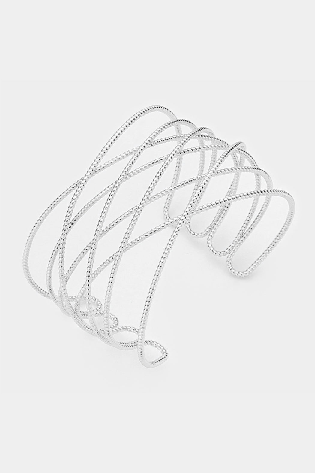 Etched Criss-Cross Bracelet - Embellish Your Life